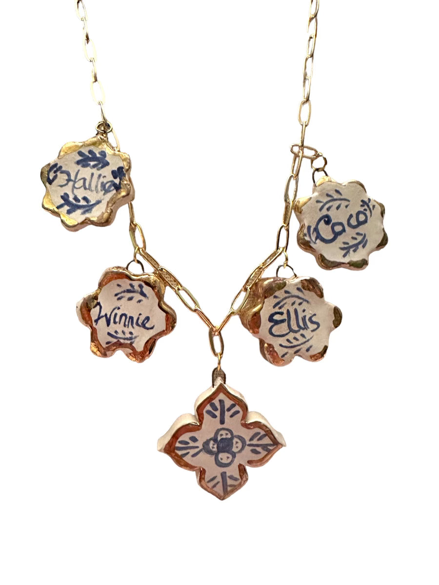Custom Names Charm Necklace - Premium from Tricia Lowenfield Design