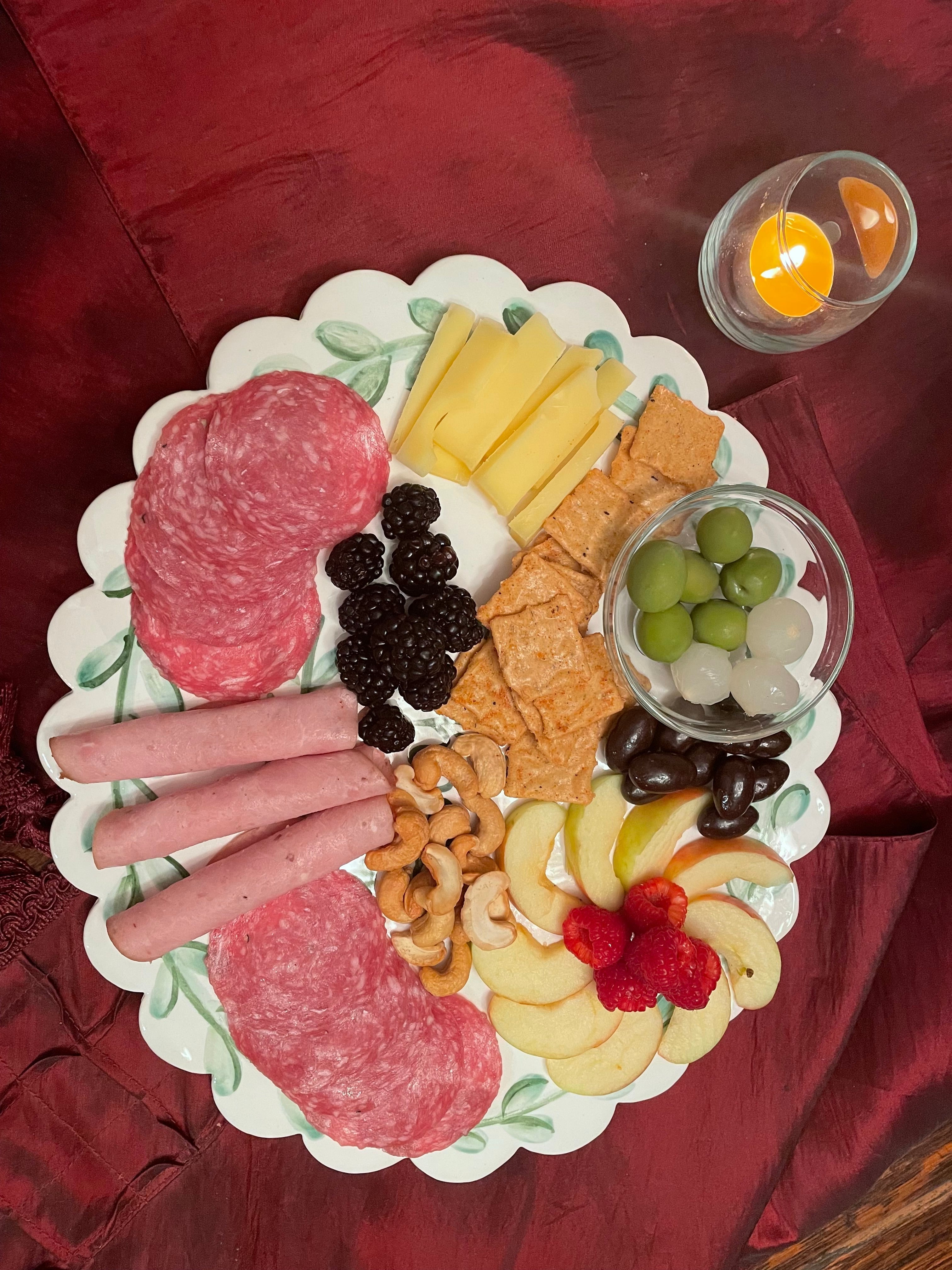 Charcuterie Plate- round - Premium from Tricia Lowenfield Design