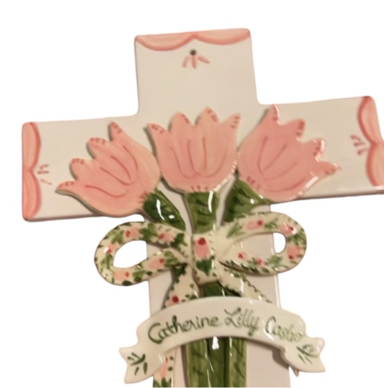 Large Tulip Cross - Premium from Tricia Lowenfield Design