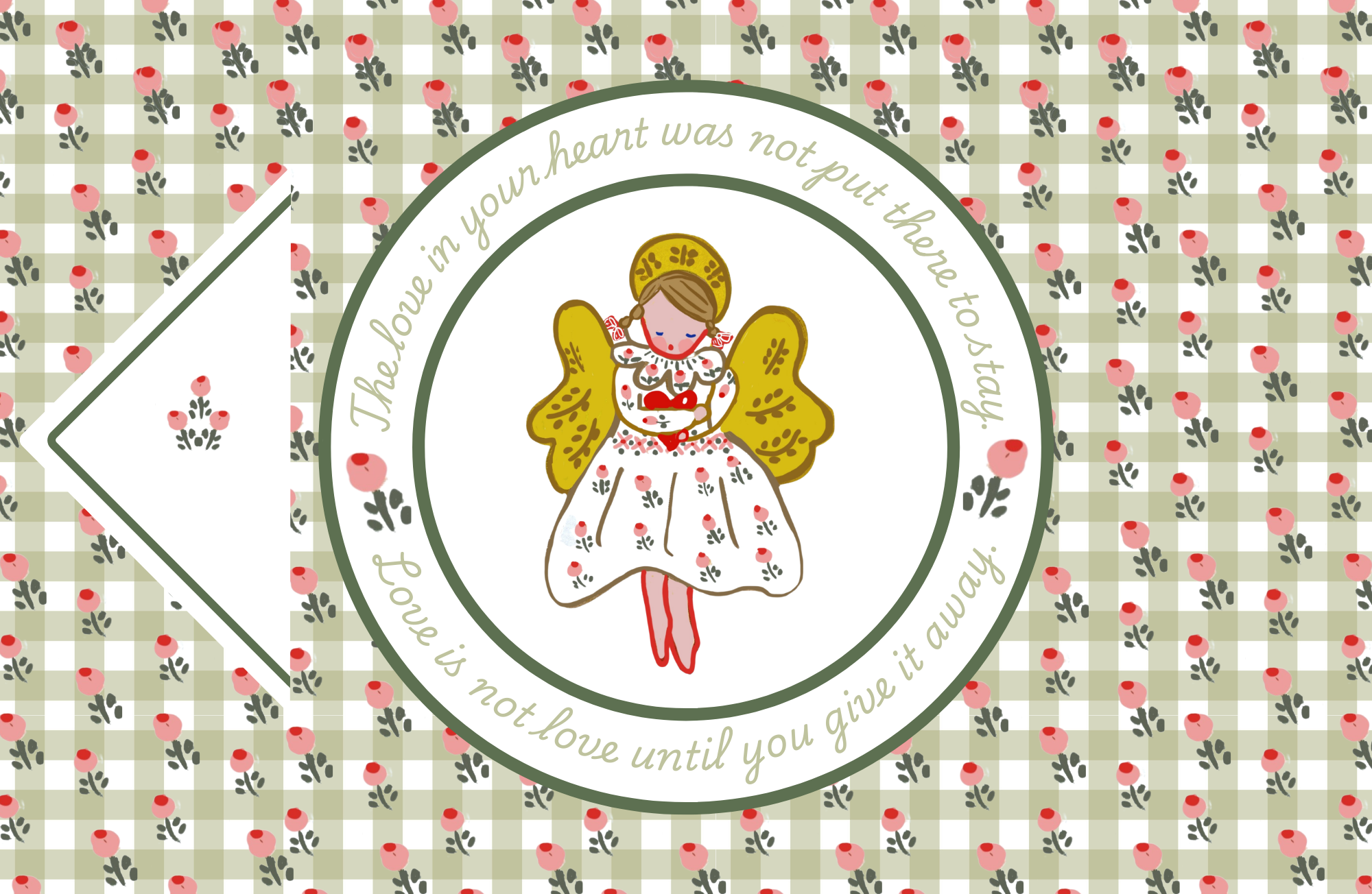 Texas in our Hearts Laminated Placemat - Benefitting Kerr County Flood relief efforts