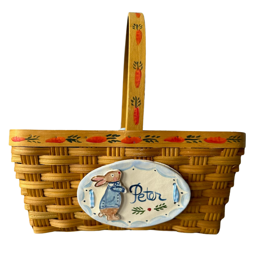 Handpainted Custom Easter Basket - Premium from Tricia Lowenfield Design