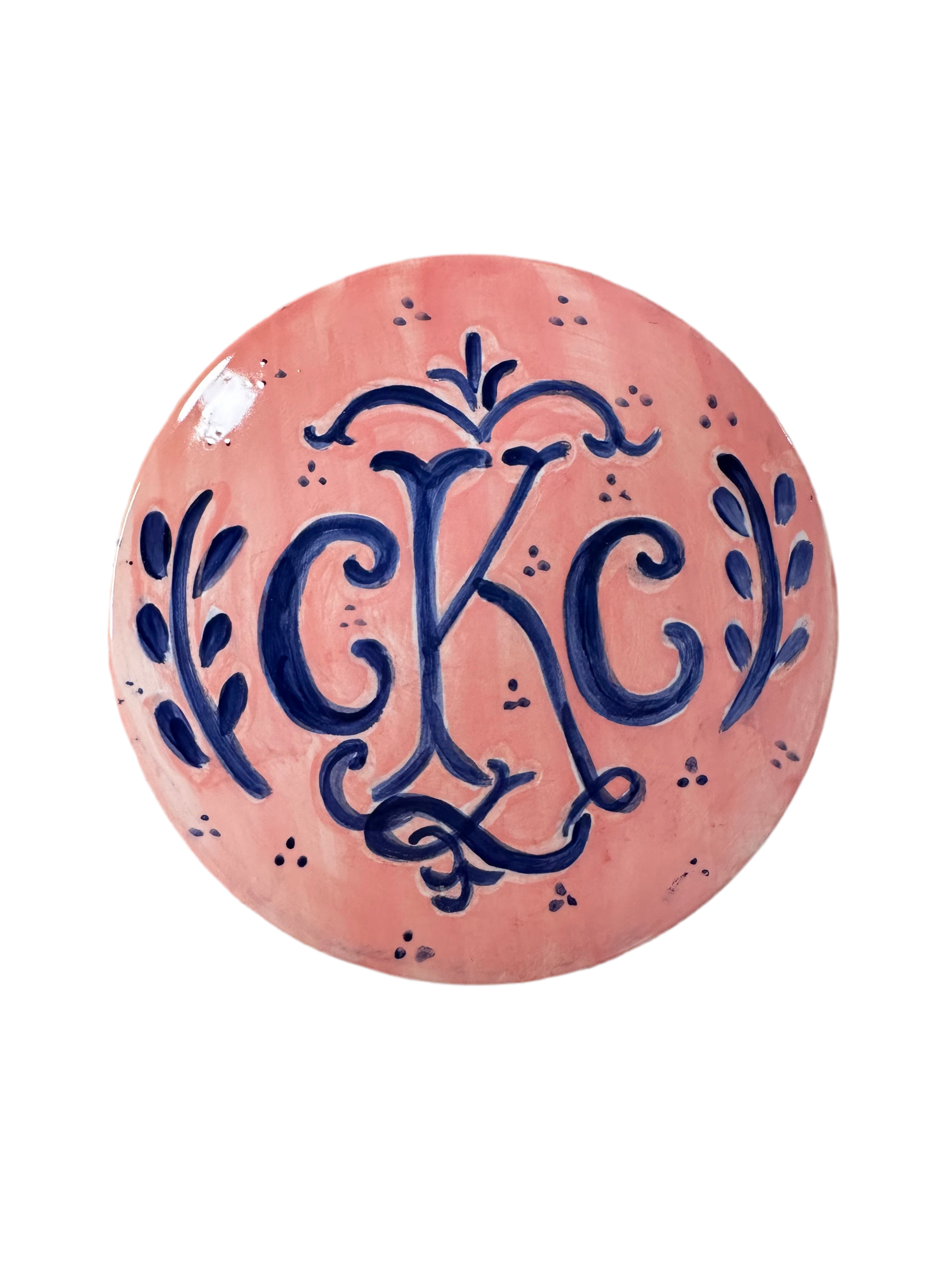 Round Keepsake Box (Pink and Blue) - Premium from Tricia Lowenfield Design