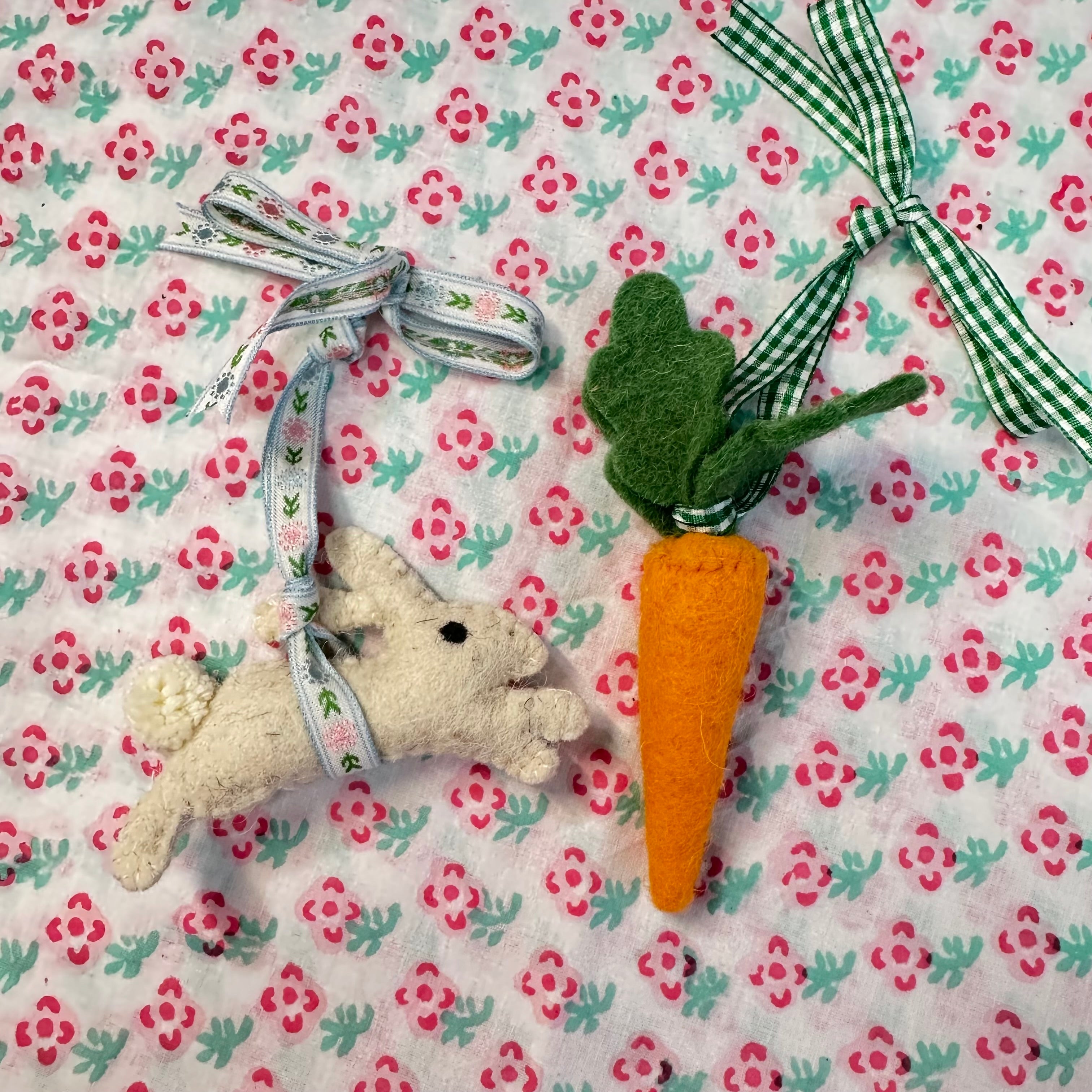 Easter Felt ornaments - Premium Ceramic Figures from Tricia Lowenfield Design