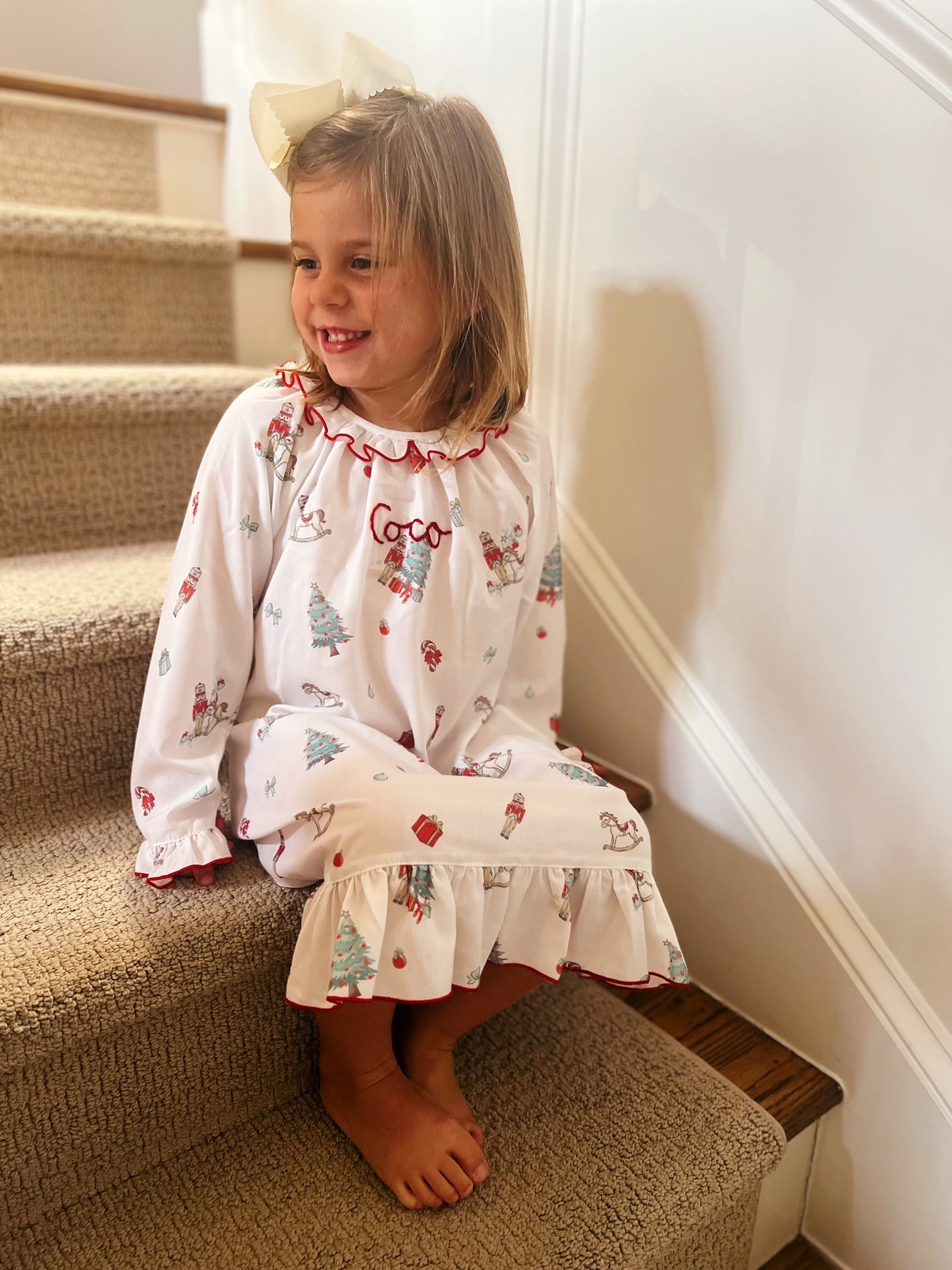 Christmas Pajamas 2024 Nutcracker gown - Premium from Tricia Lowenfield Design