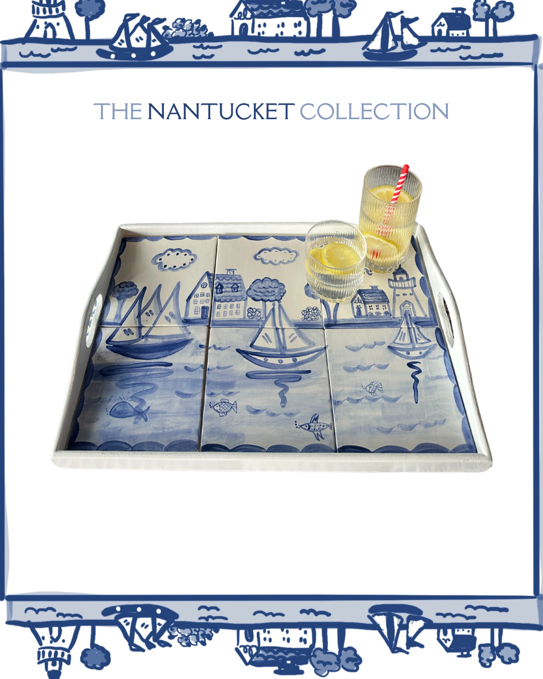 Nantucket Tile Tray