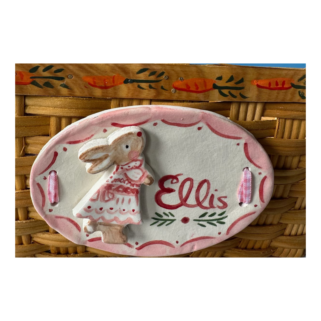 Handpainted Custom Easter Basket - Premium from Tricia Lowenfield Design