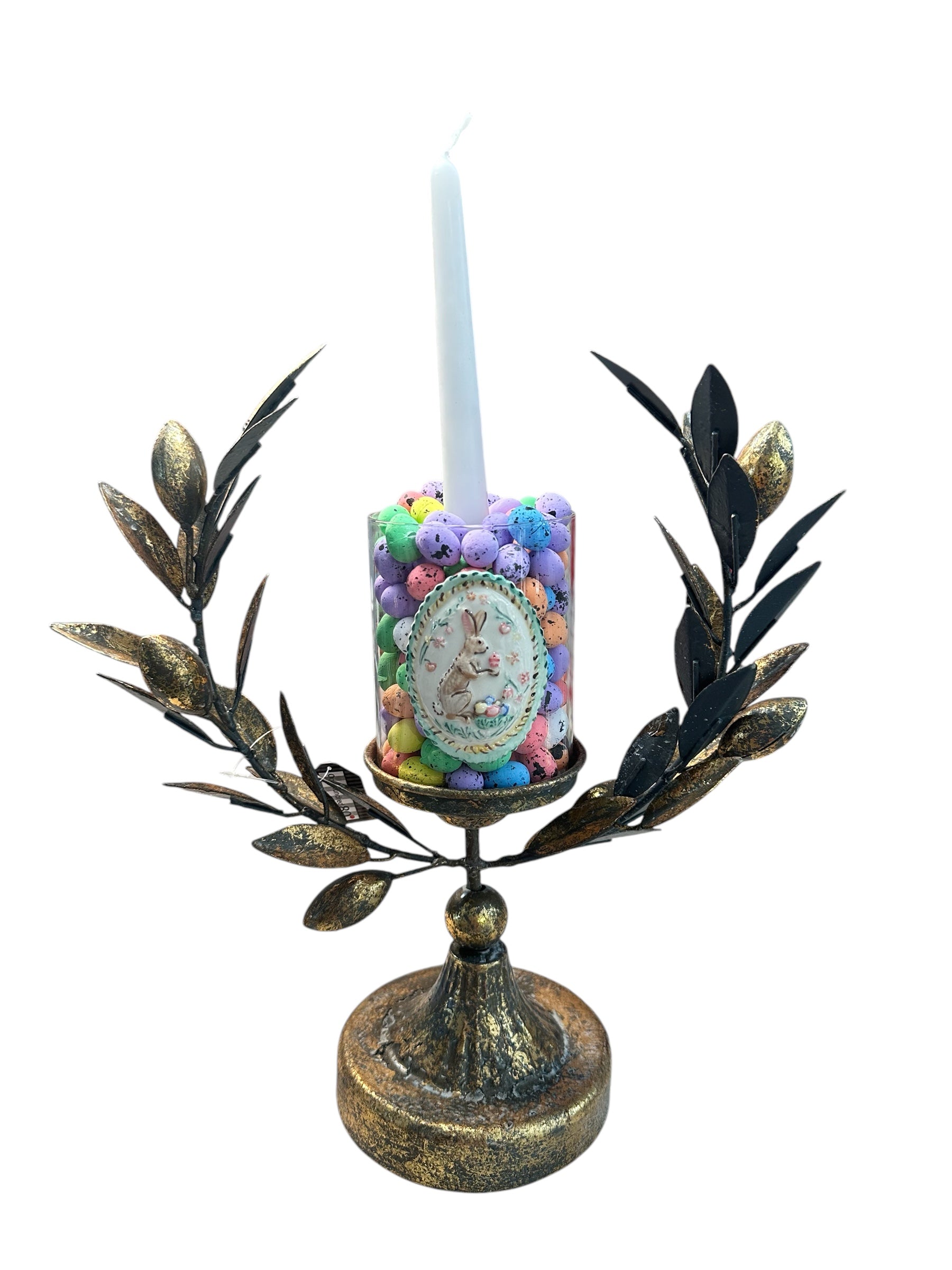 Easter Hurricane with Laurel Wreath - Premium Ceramic Figures from Tricia Lowenfield Design