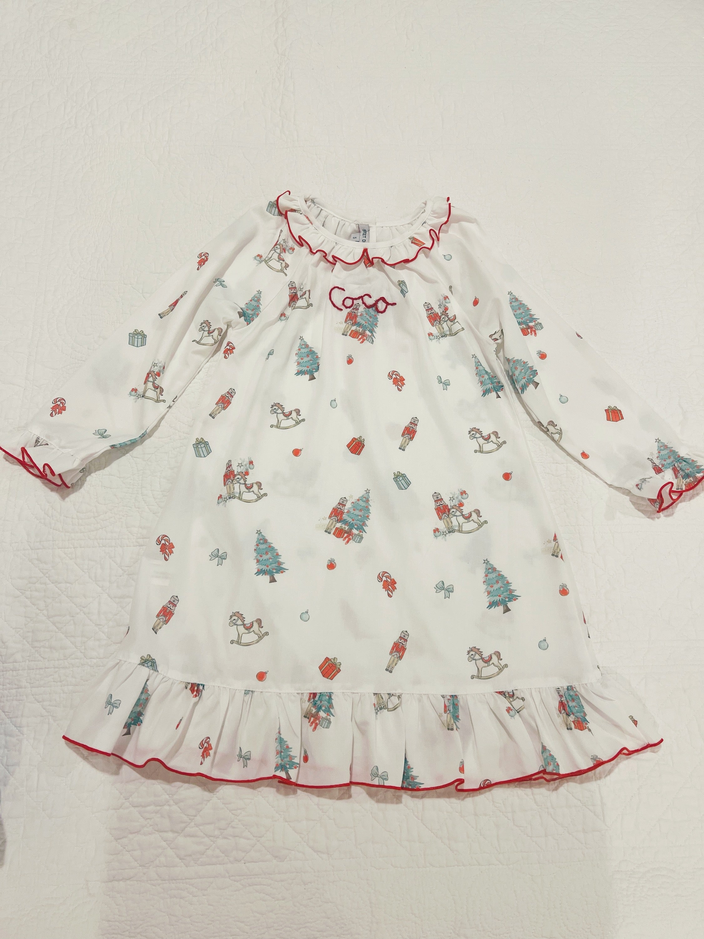 Christmas Pajamas 2024 Nutcracker gown - Premium from Tricia Lowenfield Design