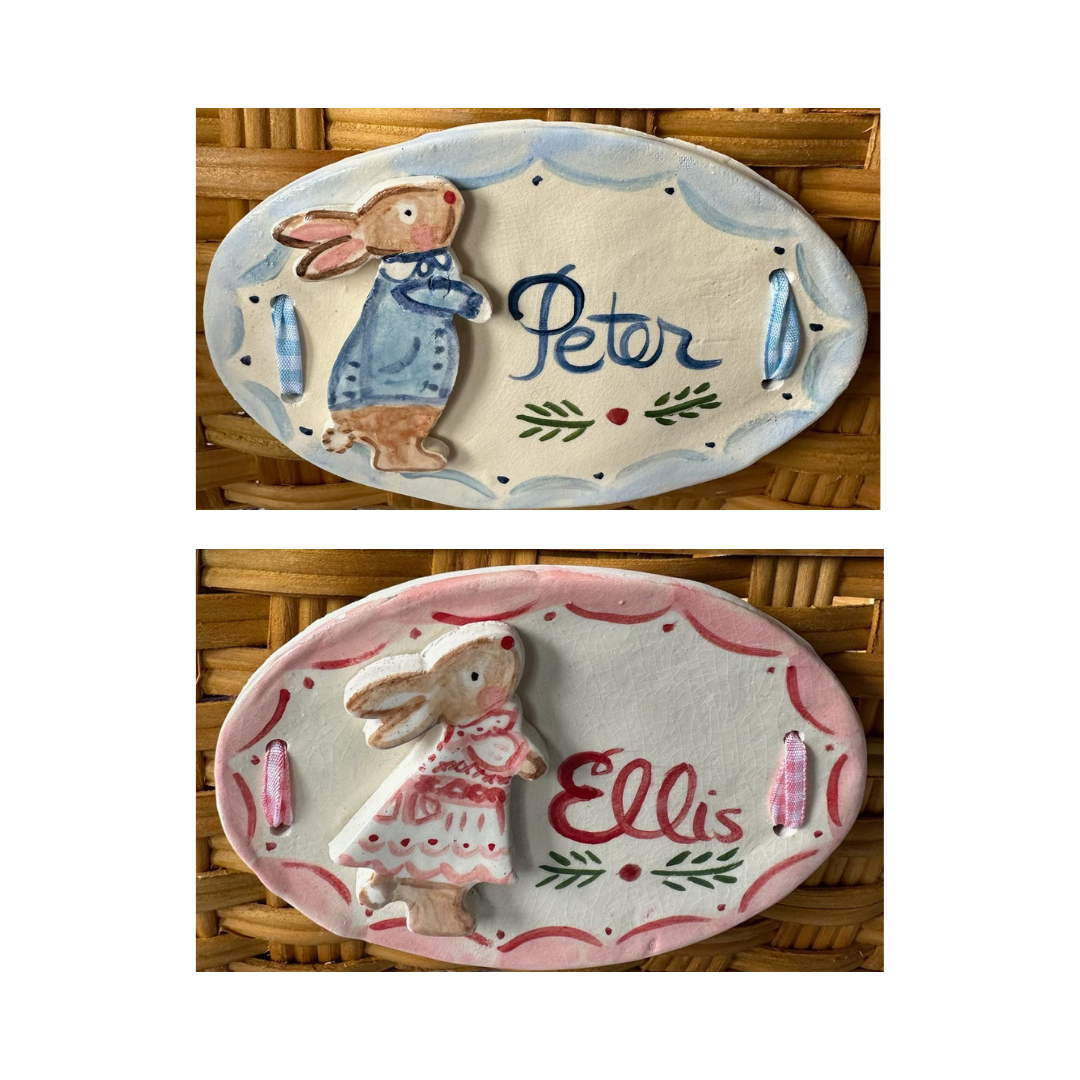 Handpainted Custom Easter Basket - Premium from Tricia Lowenfield Design