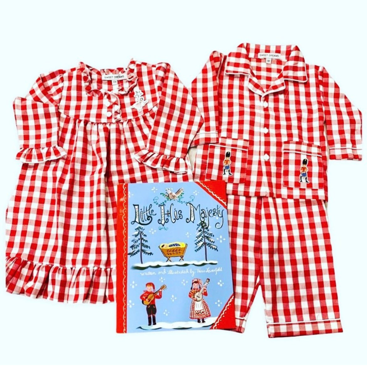 Christmas Pajamas - red check - Premium from Tricia Lowenfield Design
