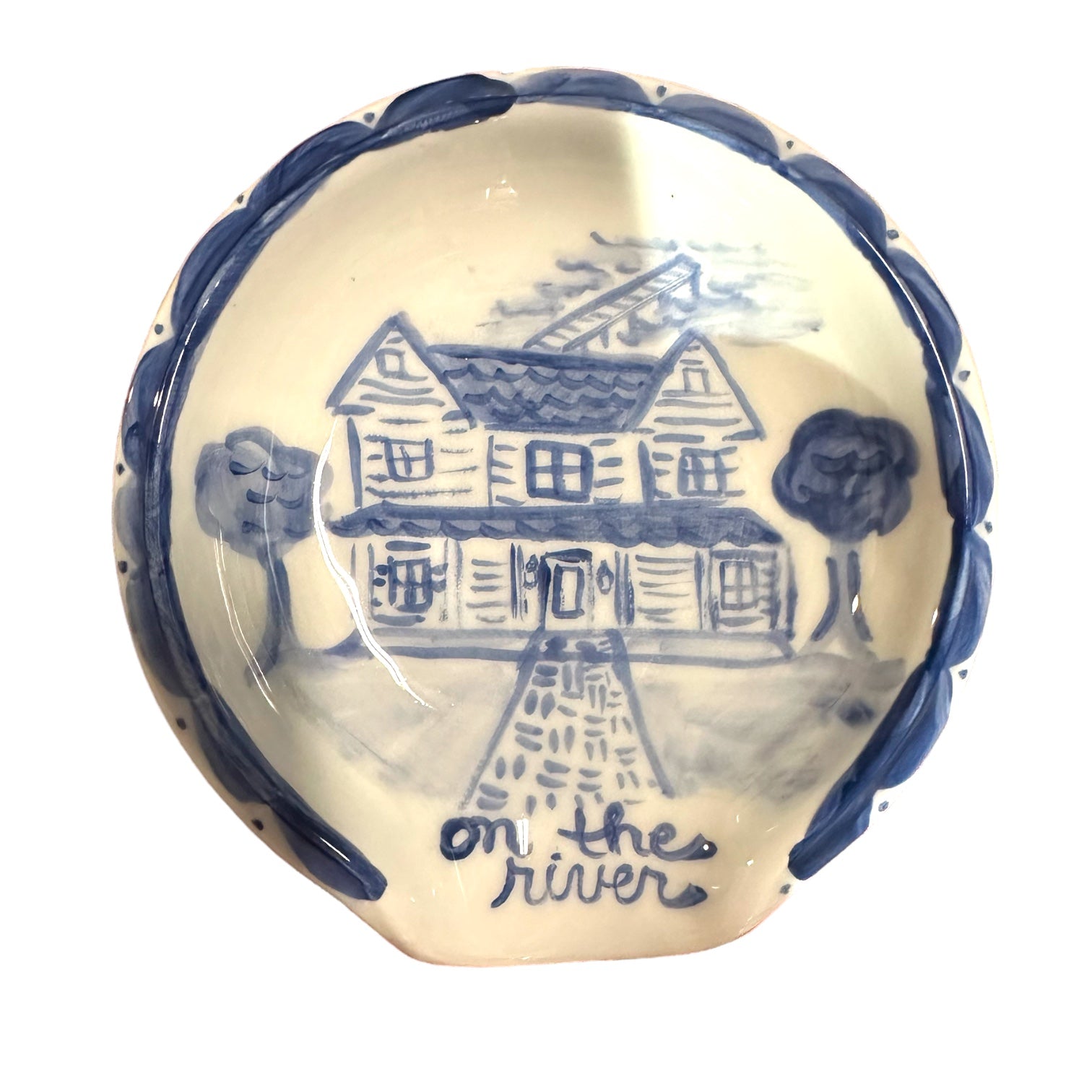 Ceramic Spoonrest - Custom House - Premium from Tricia Lowenfield Shop