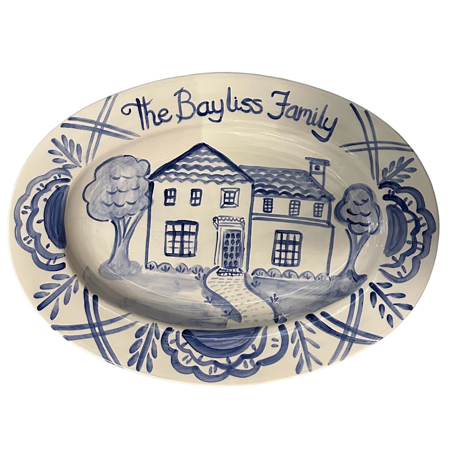 Large Custom Platter - House - Premium Platter from Tricia Lowenfield Design