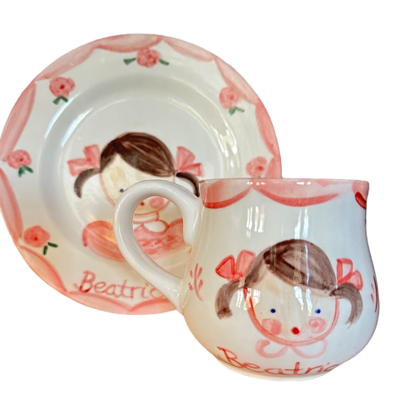 Personalized Girls Mug Cup from Tricia Lowenfield Design