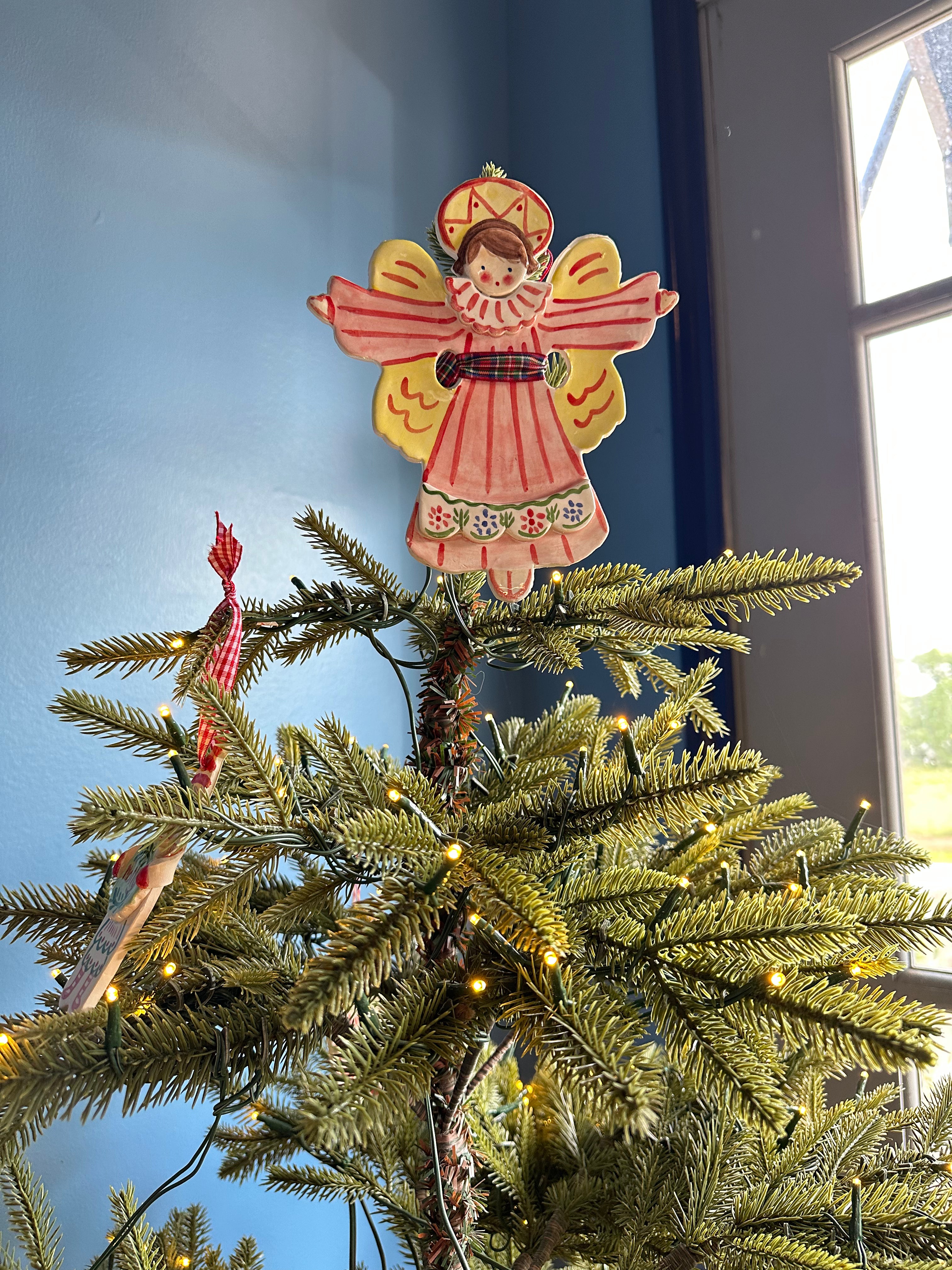 Angel Christmas Tree Topper - Premium from Tricia Lowenfield Design