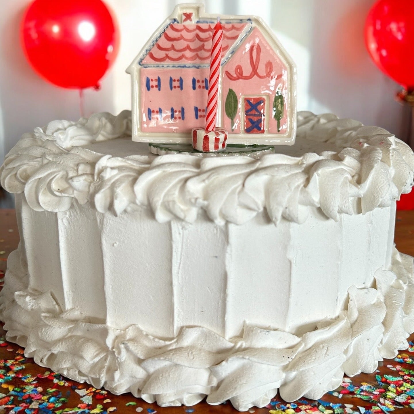 Cake Topper - House - Premium Cake Topper from Tricia Lowenfield Design