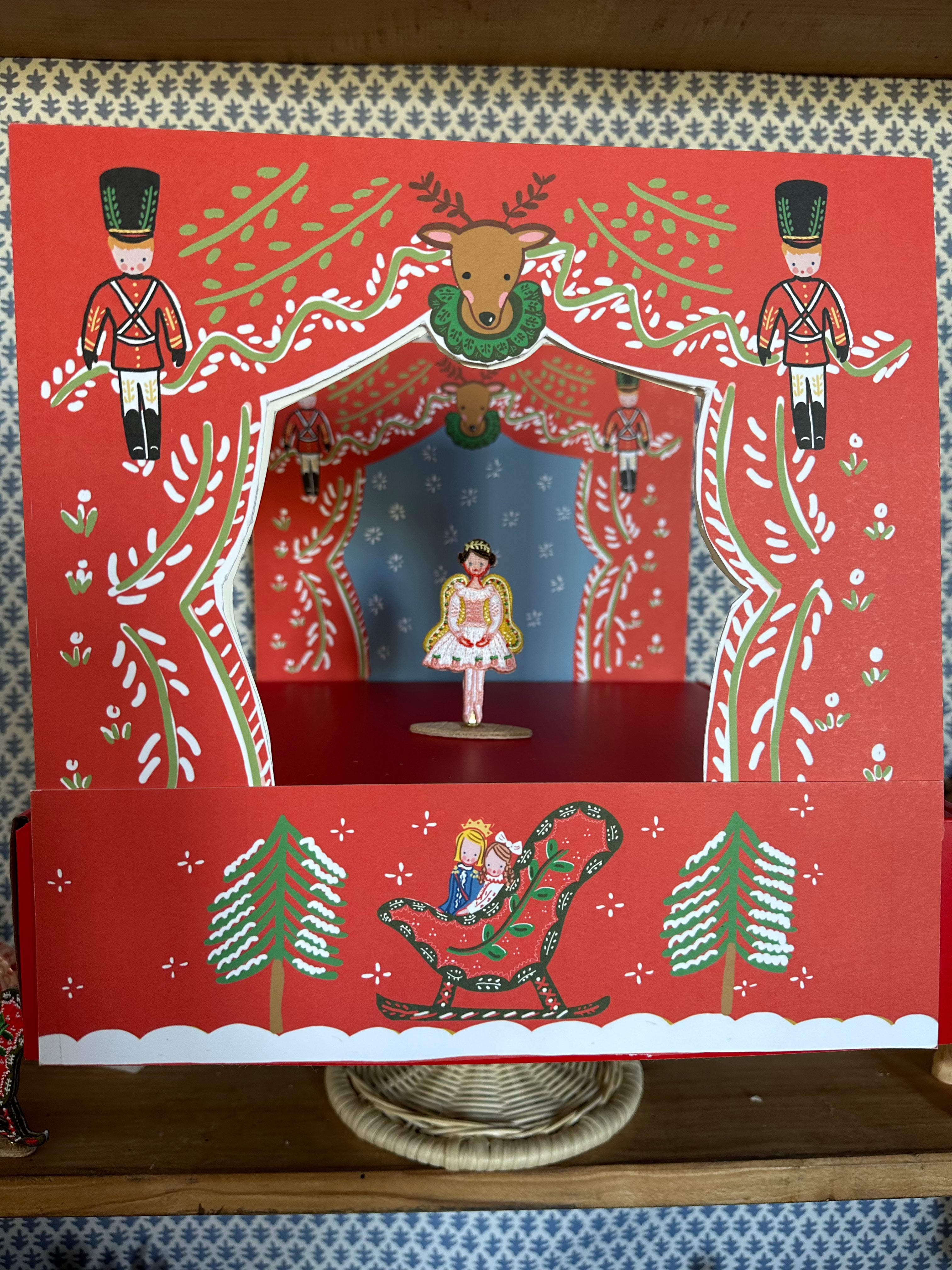 Nutcracker Theater Embroidered Characters + Stage - Premium from Tricia Lowenfield Design