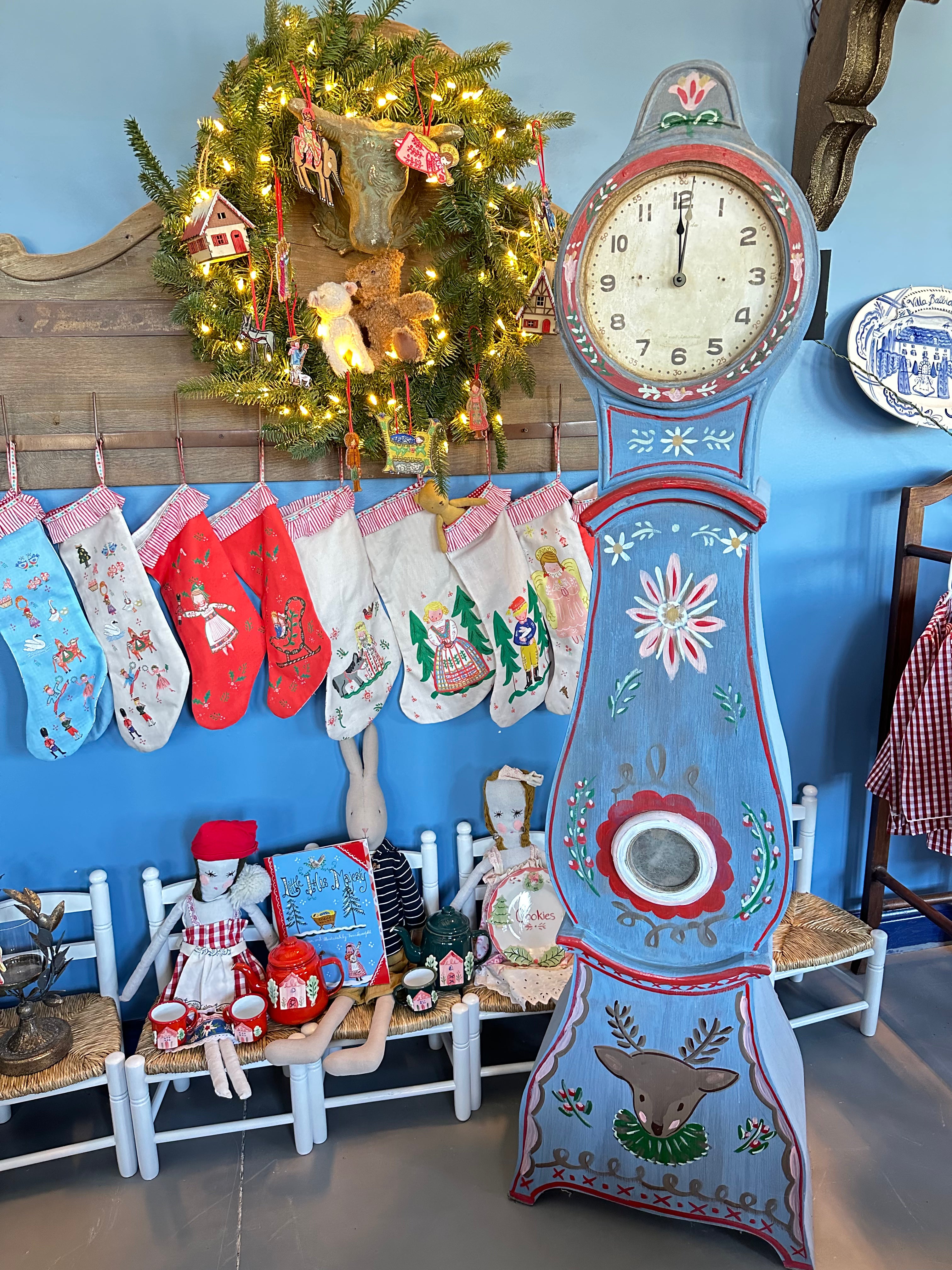 Painted Clock - Premium from Tricia Lowenfield Design