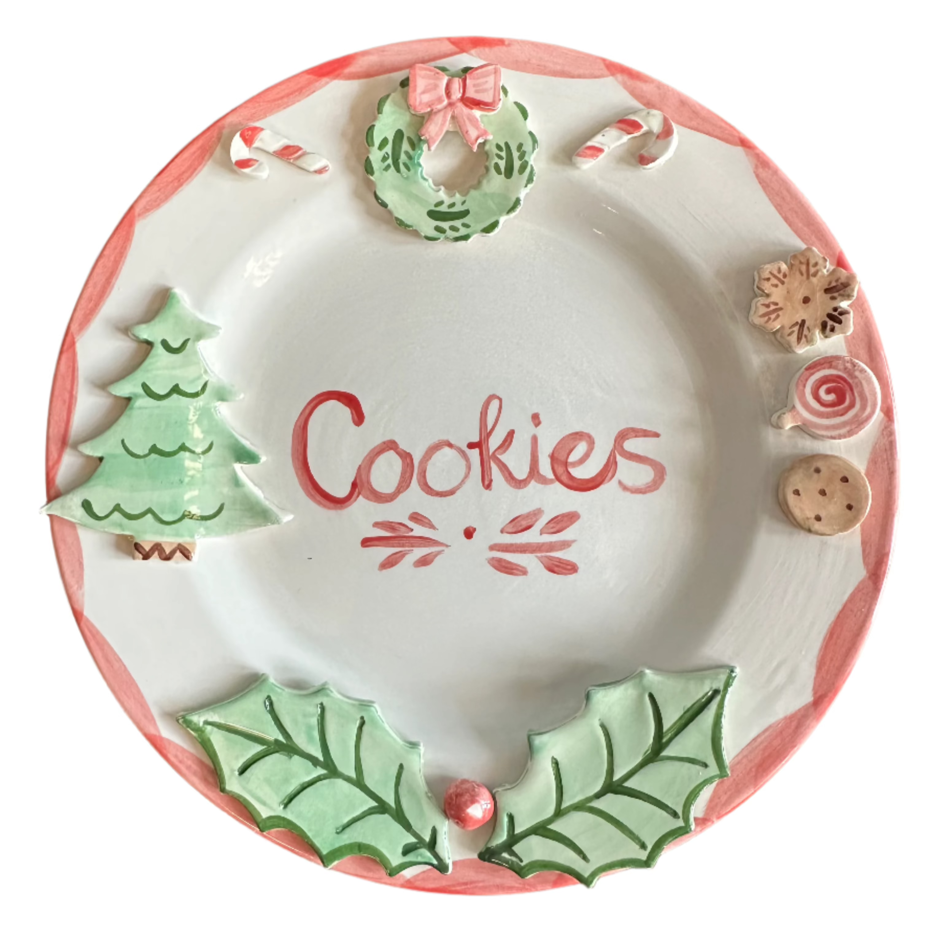 Christmas Cookies Plate - Premium  from Tricia Lowenfield Shop