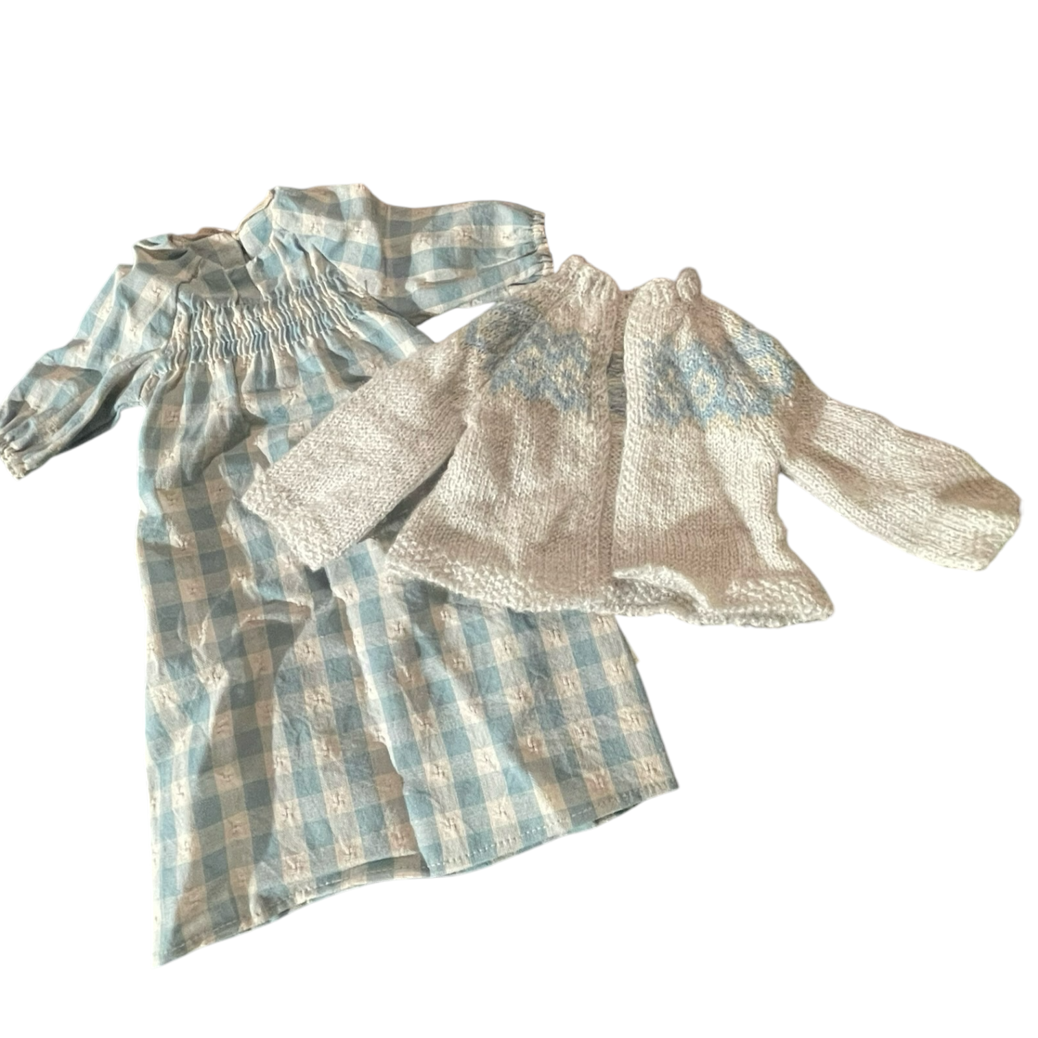 Doll Clothes - gingham dress - Premium from Maileg