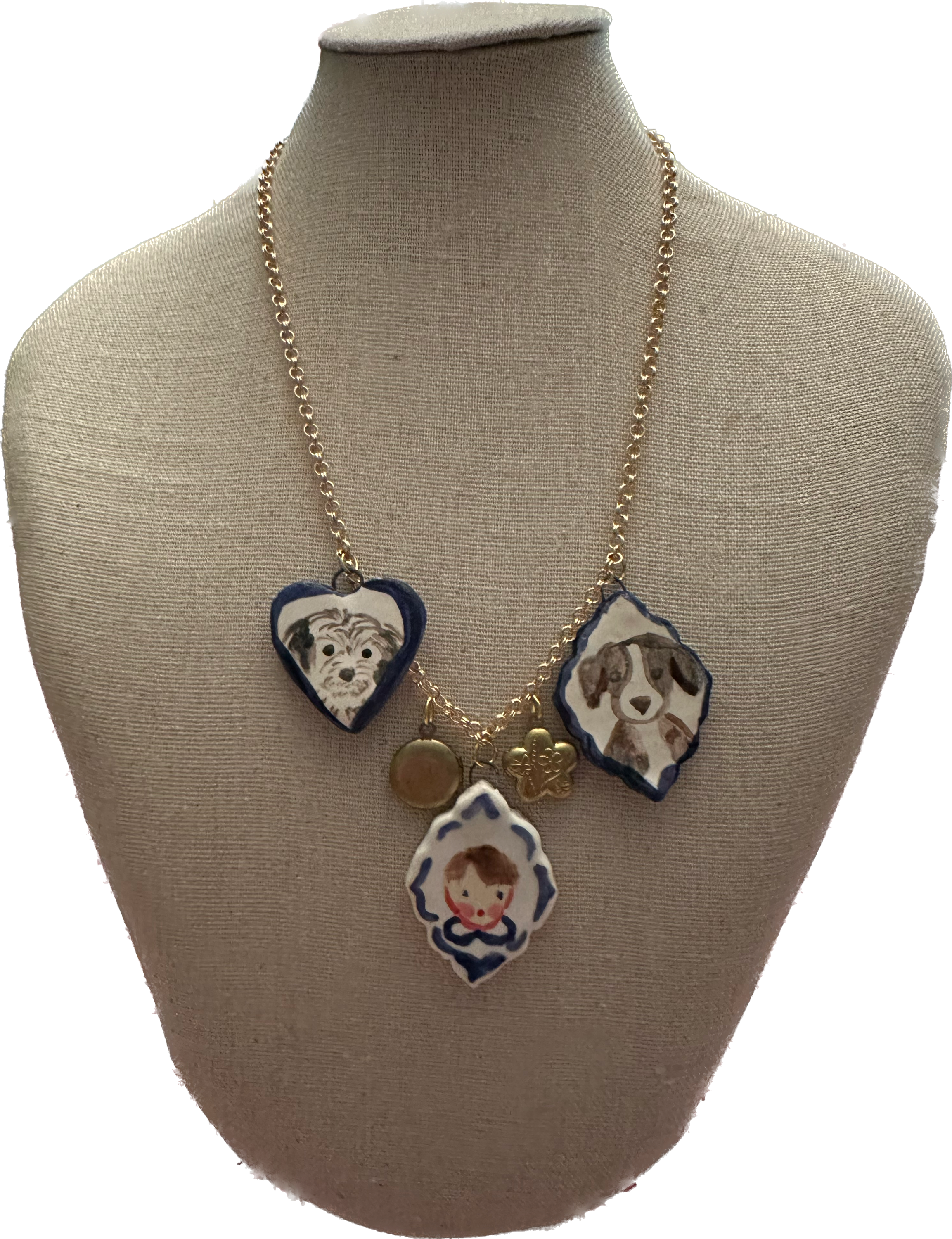 Custom Portrait Charm - Premium from Tricia Lowenfield Design