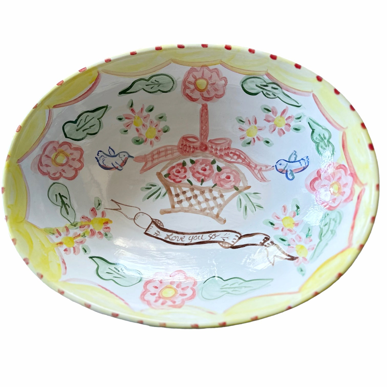 Bowl - Love You So - Premium Ceramic Figures from Tricia Lowenfield Design