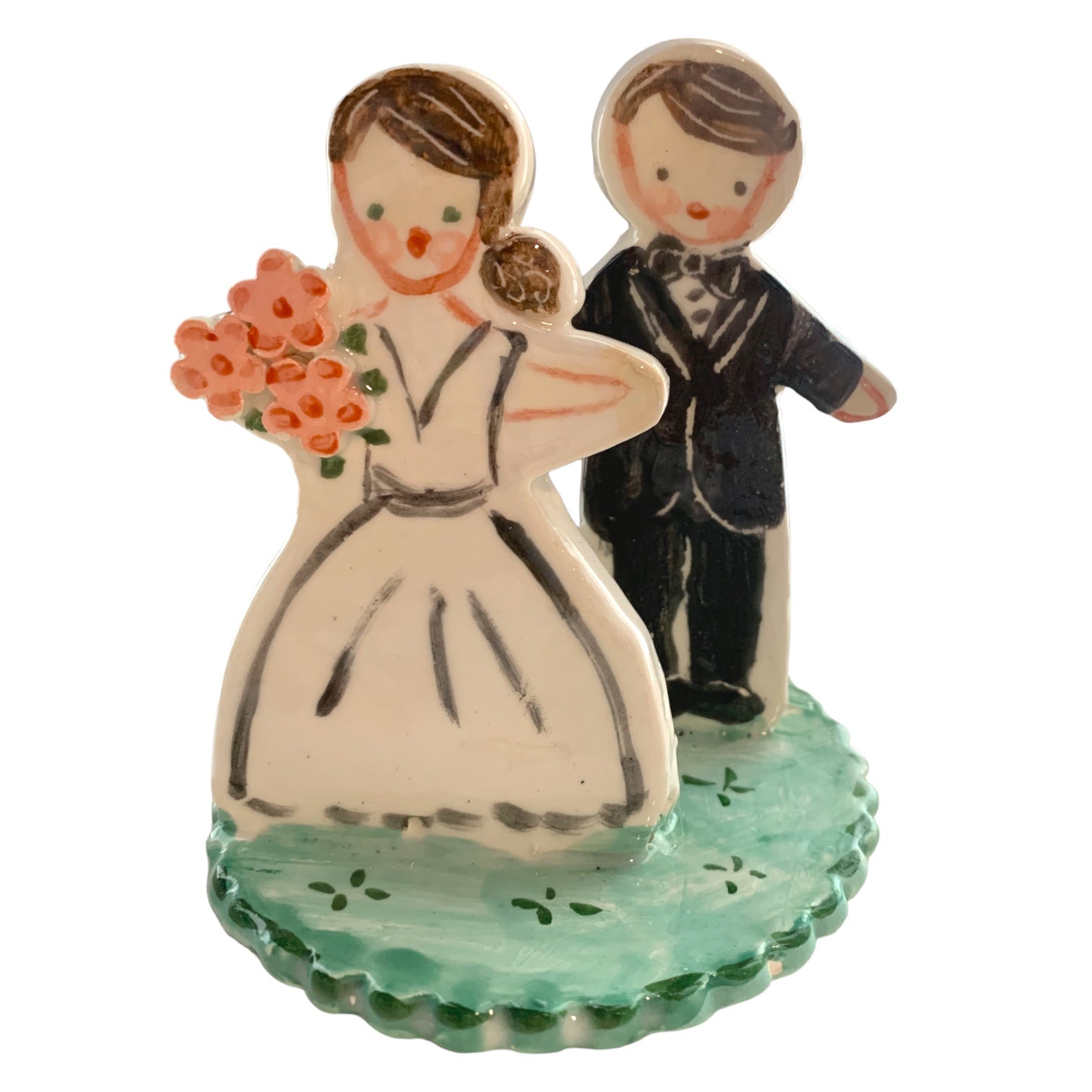 Bride and Groom Cake Topper - Premium from Tricia Lowenfield Design