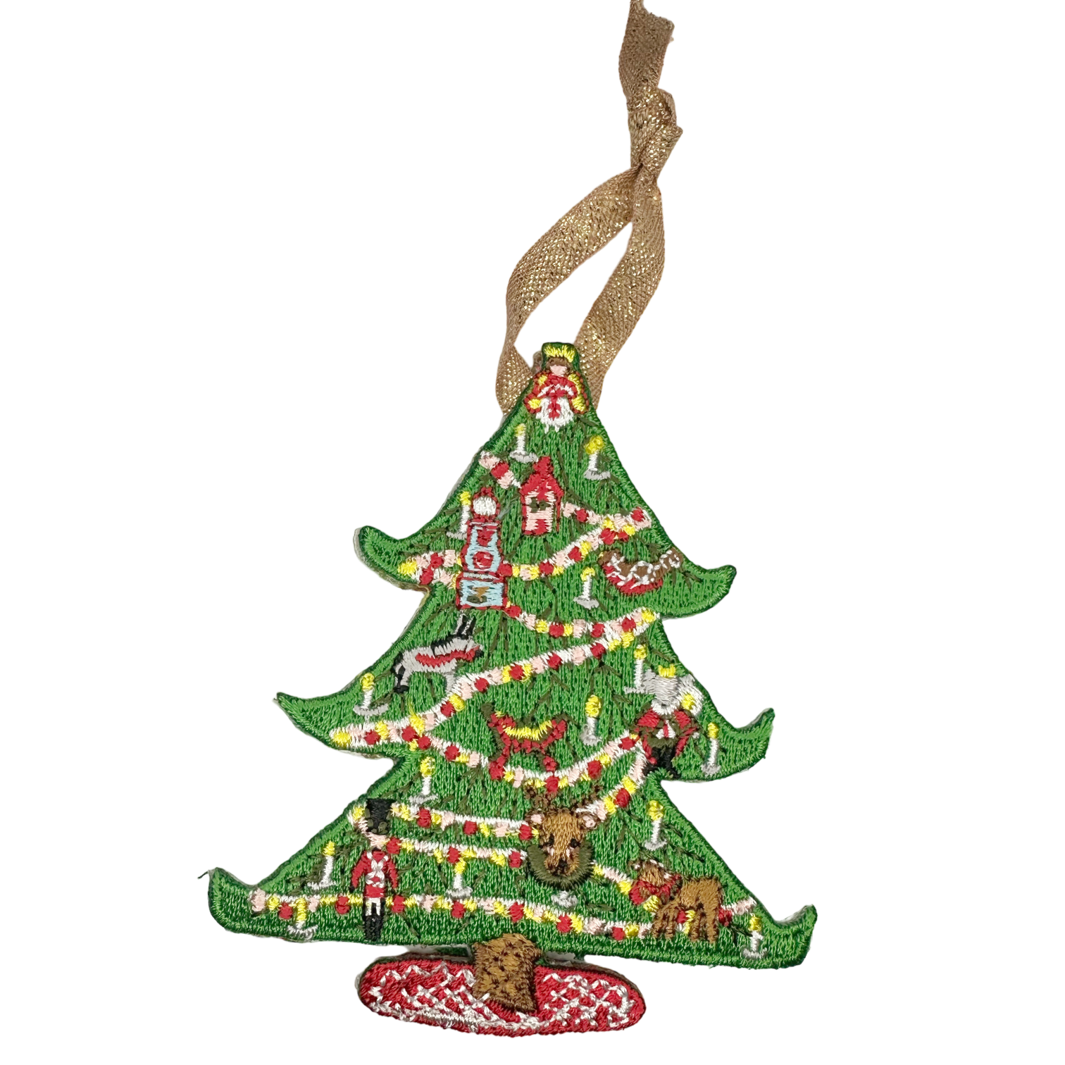 Nutcracker Embroidered Ornament - Clara - Premium from Tricia Lowenfield Design