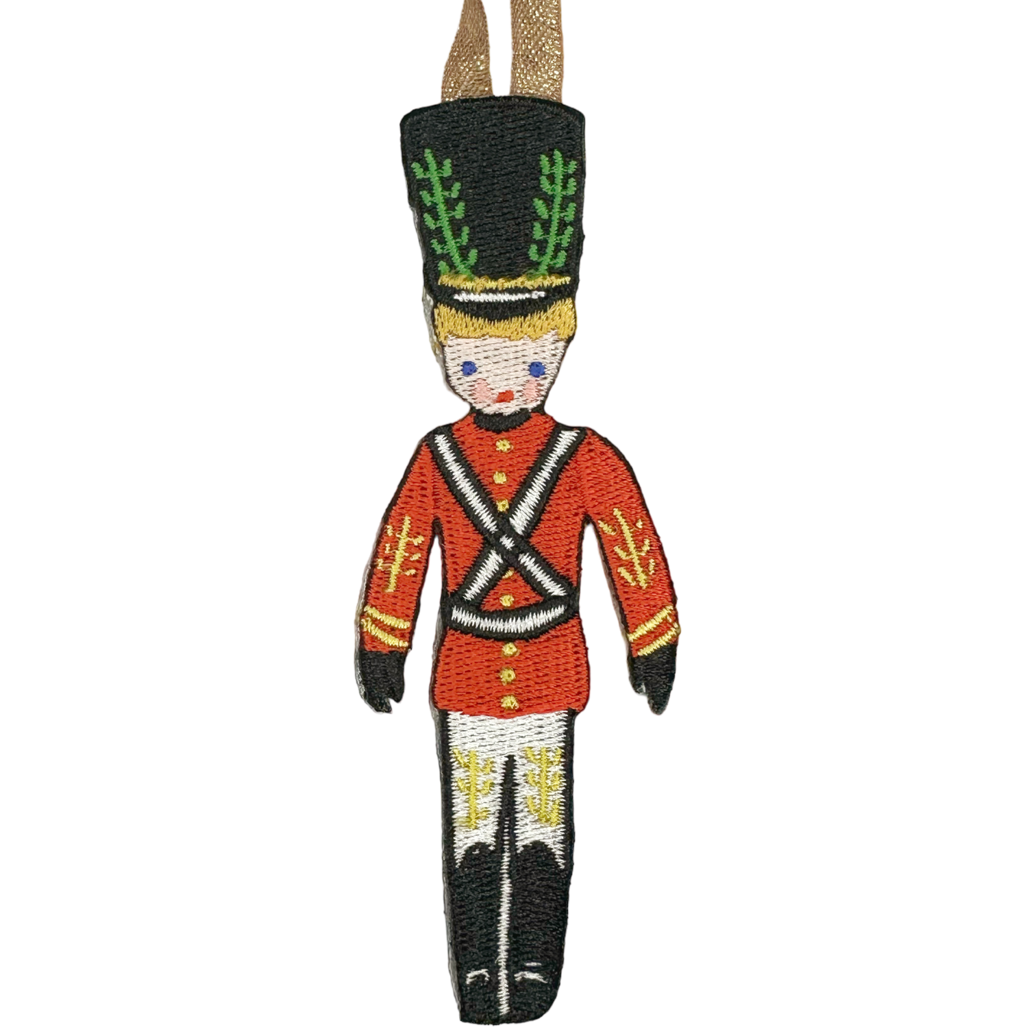 Nutcracker Embroidered Ornament - Party Scene Clock - Premium  from Tricia Lowenfield Design 