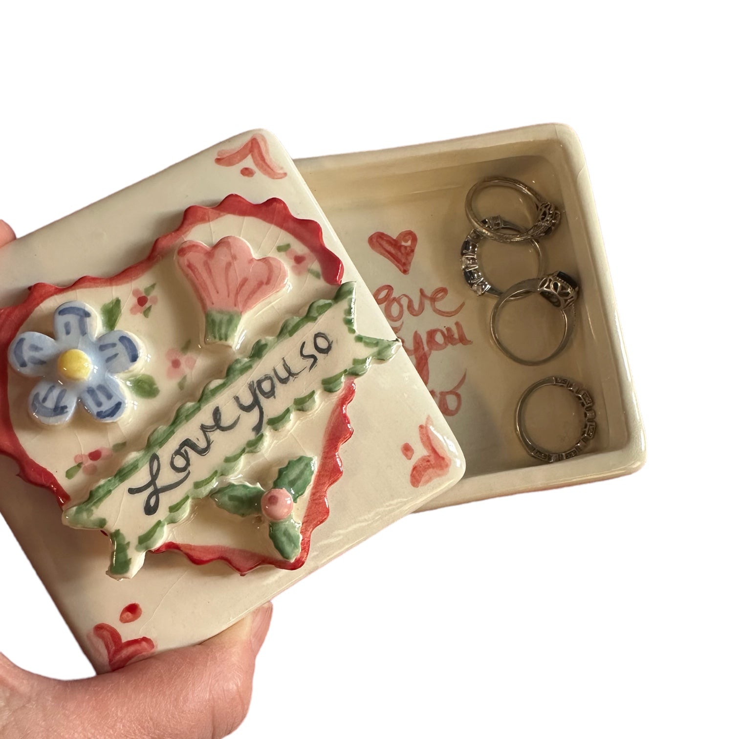 Trinket Box - Love You So - Premium from Tricia Lowenfield Design