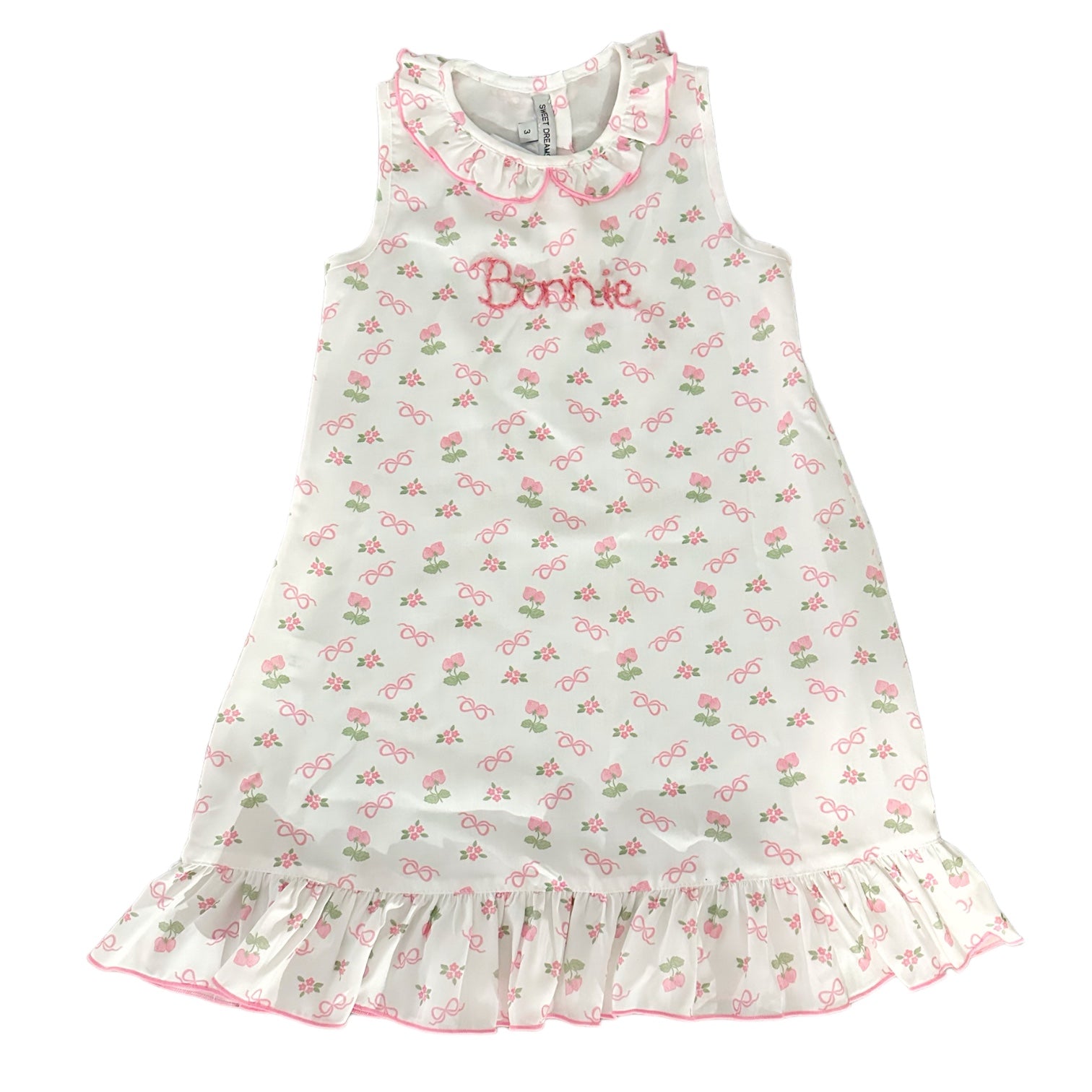 Spring Pajamas - Pink Flowers - Premium from Tricia Lowenfield Design