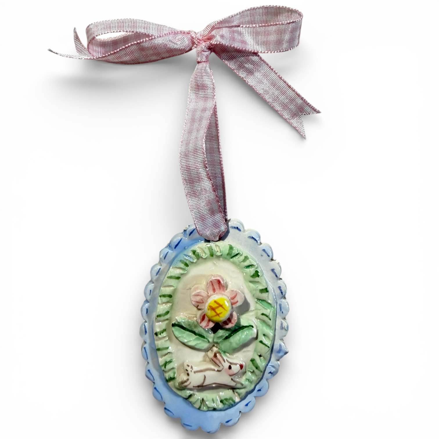 Easter ornament - Scalloped Easter Flower