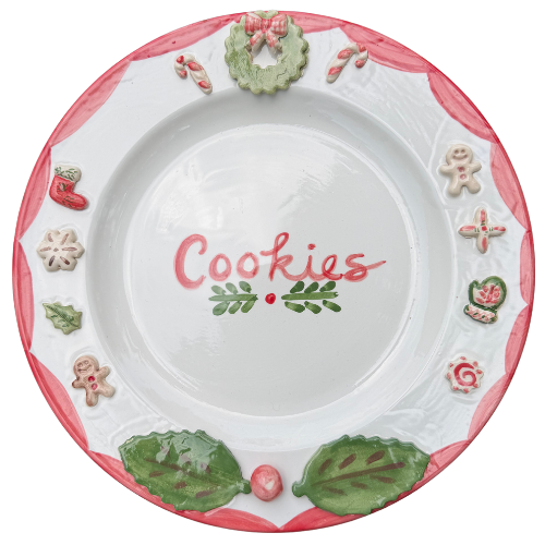 Christmas Cookies Plate