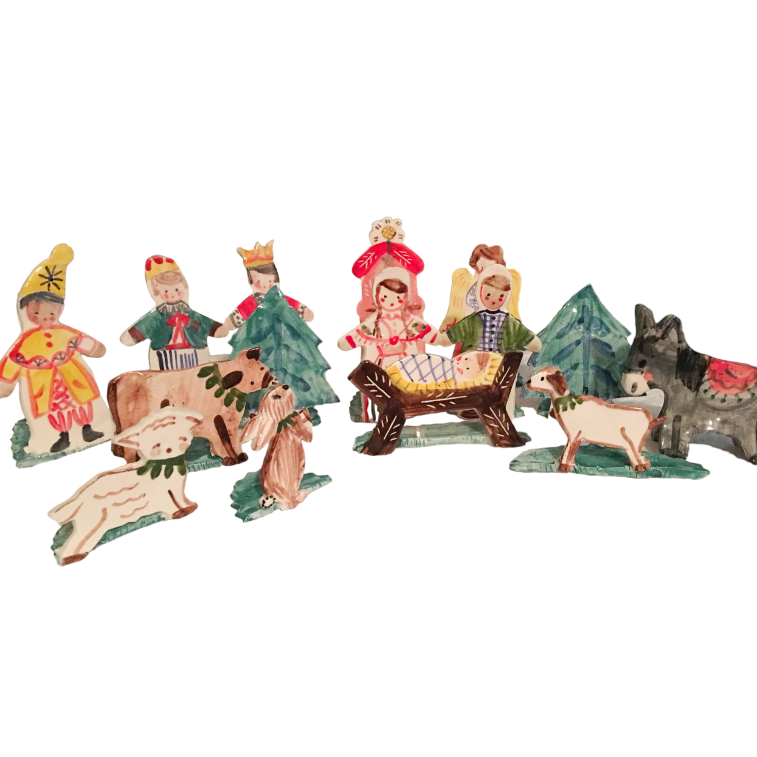 Medium Nativity Set - 15 pcs - Premium from Tricia Lowenfield Design