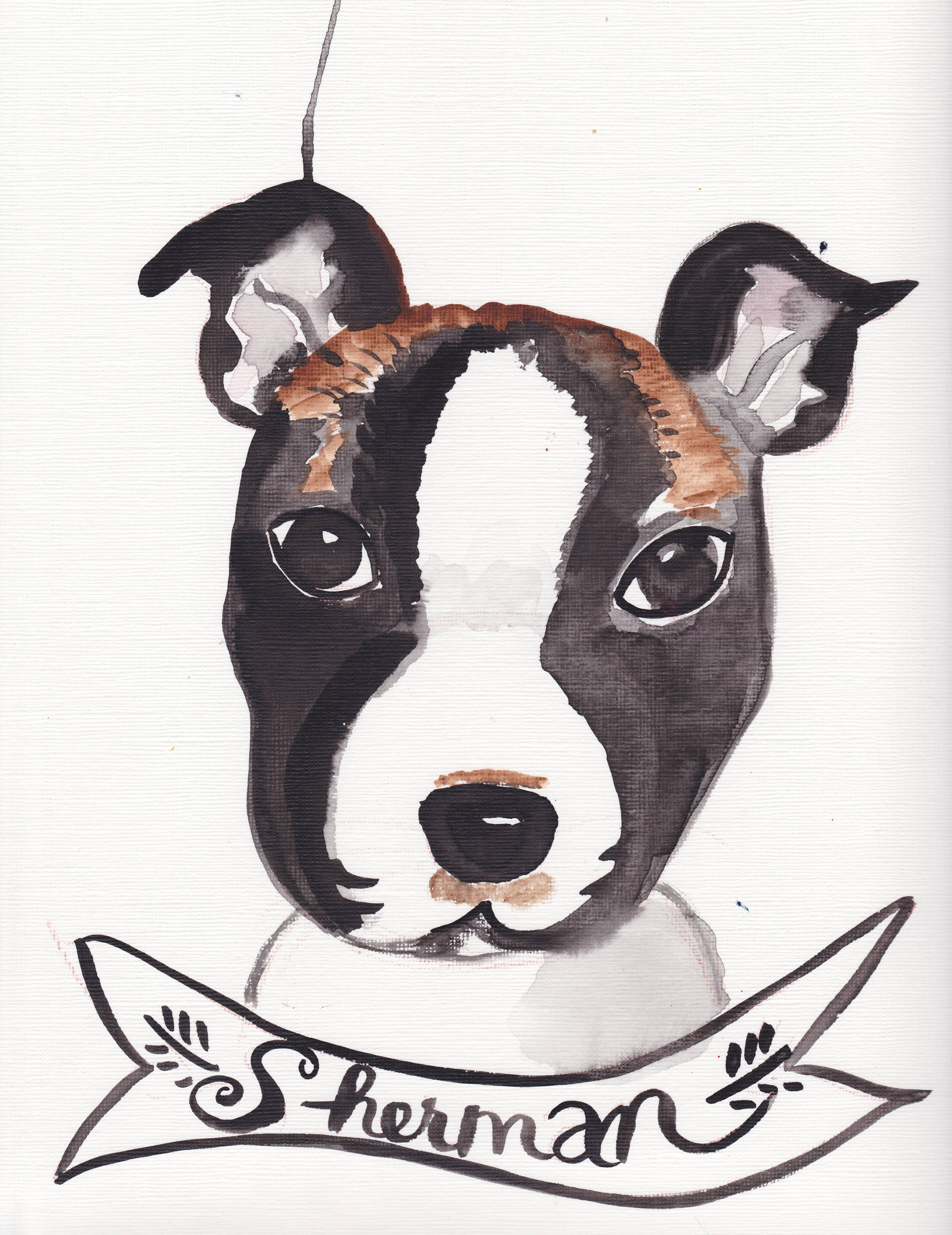 Dog Portrait - Premium from Tricia Lowenfield Design