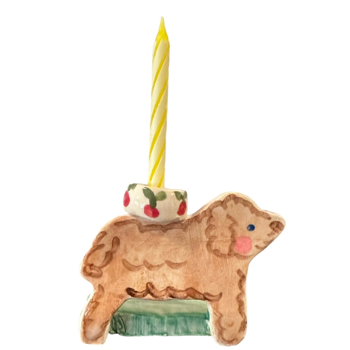 Cake Topper - Curly Dog - Premium Cake Topper from Tricia Lowenfield Design