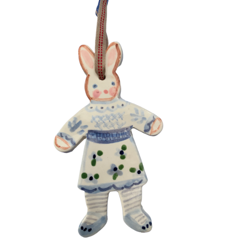 Stylish Bunny Ornament