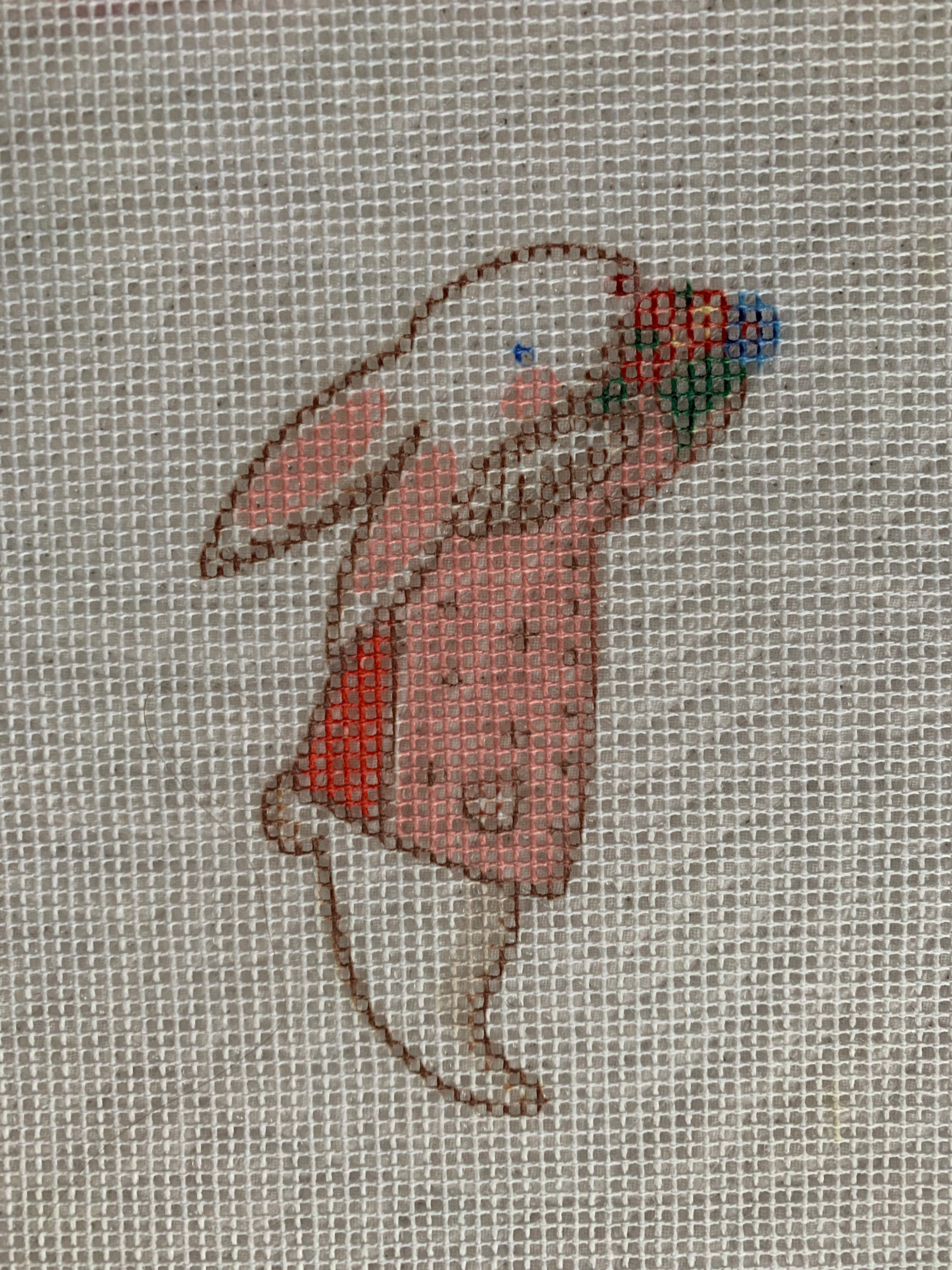 Needlepoint Boy Bunny - Premium  from Tricia Lowenfield Design 