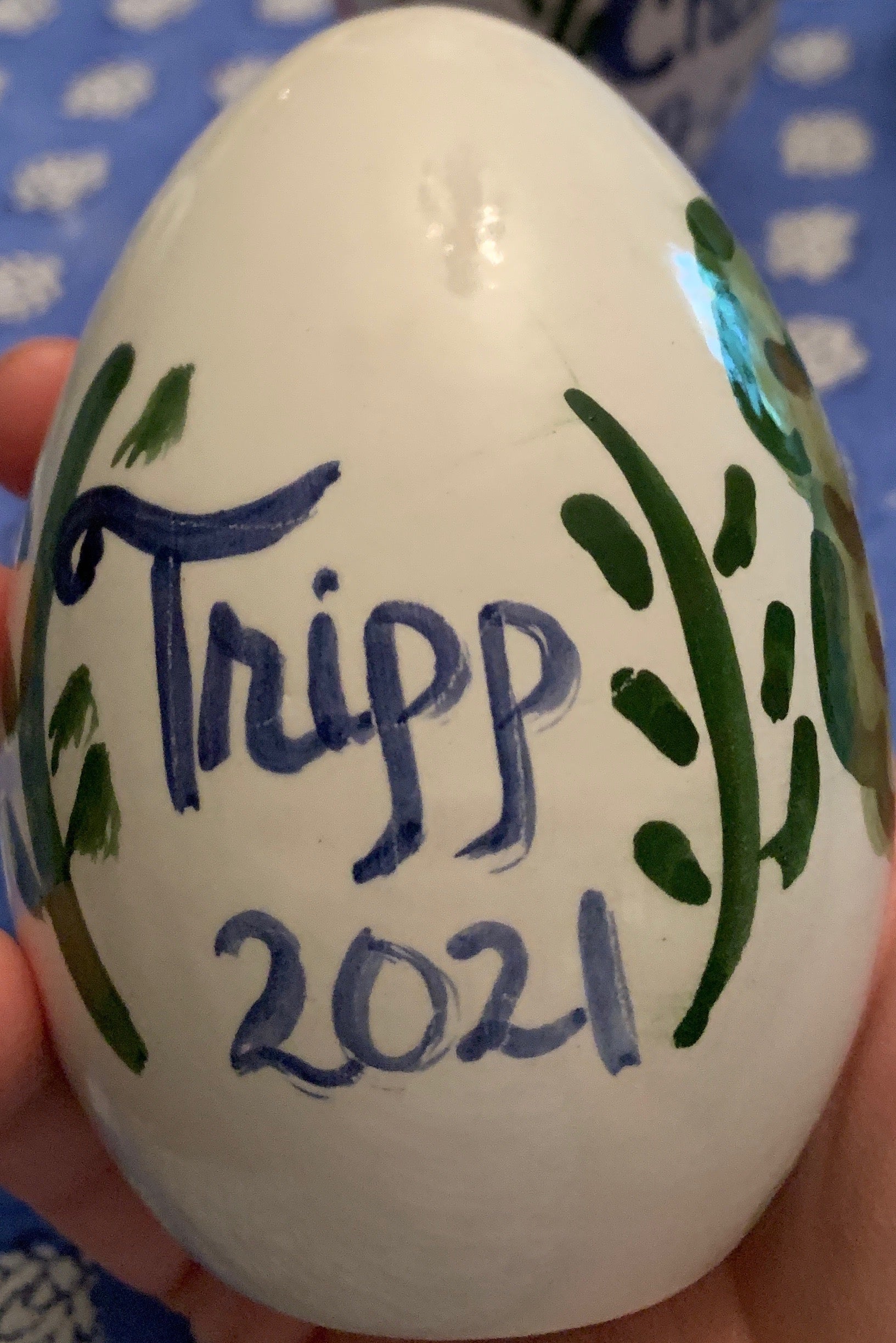 Boy Easter Duck Egg - Premium from Tricia Lowenfield Design