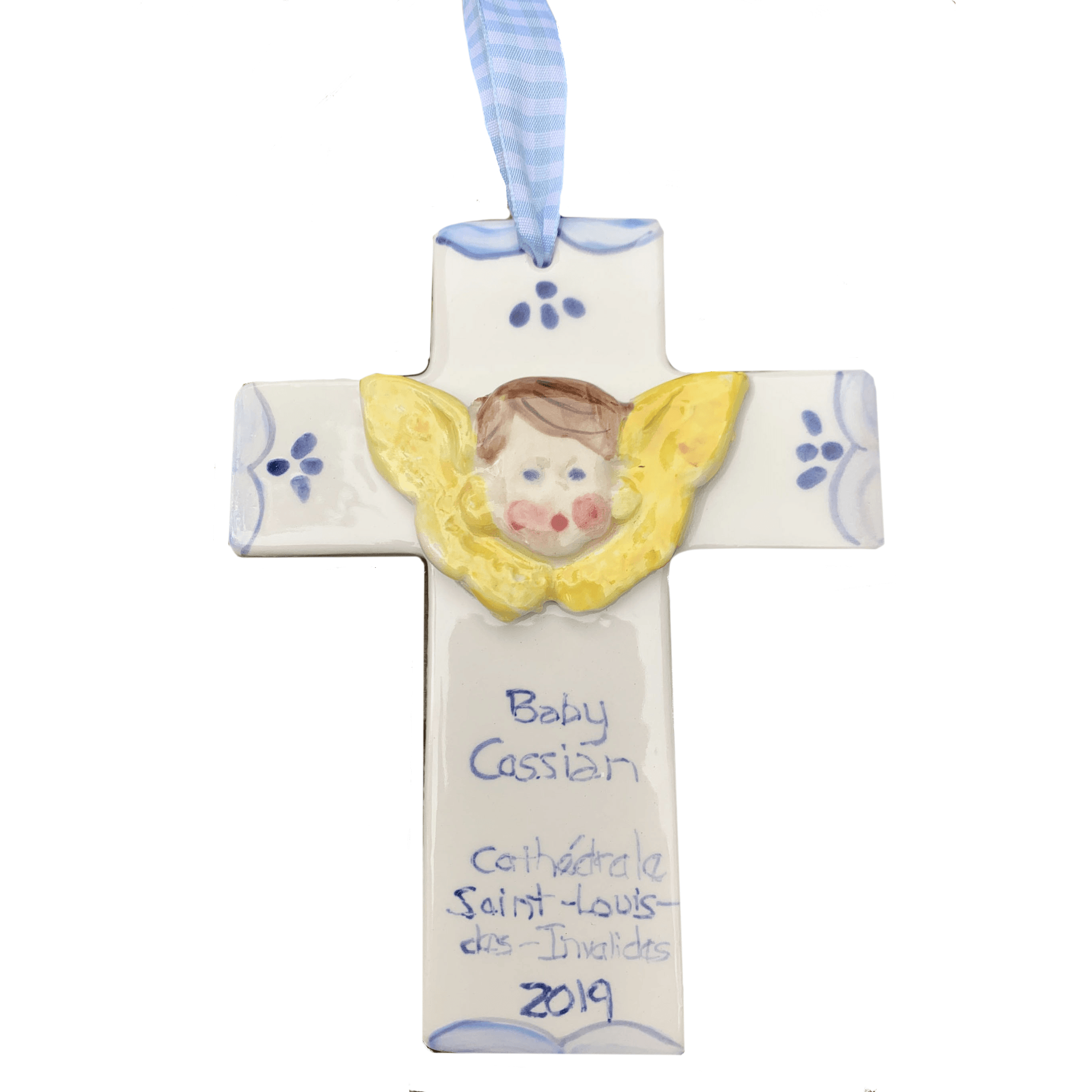 Angel Cross Ornament from Tricia Lowenfield Shop