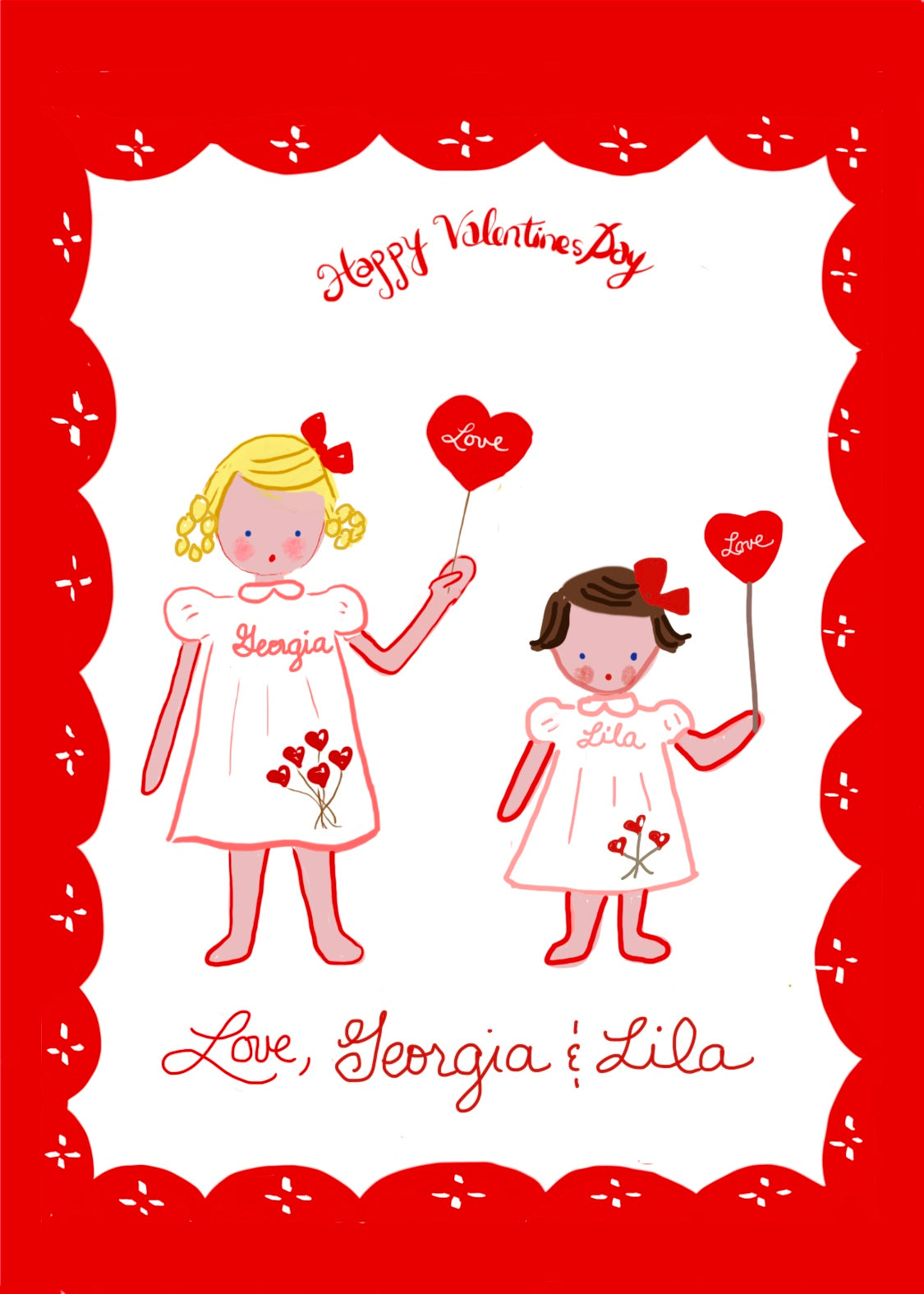 Fully Custom Valentines Cards