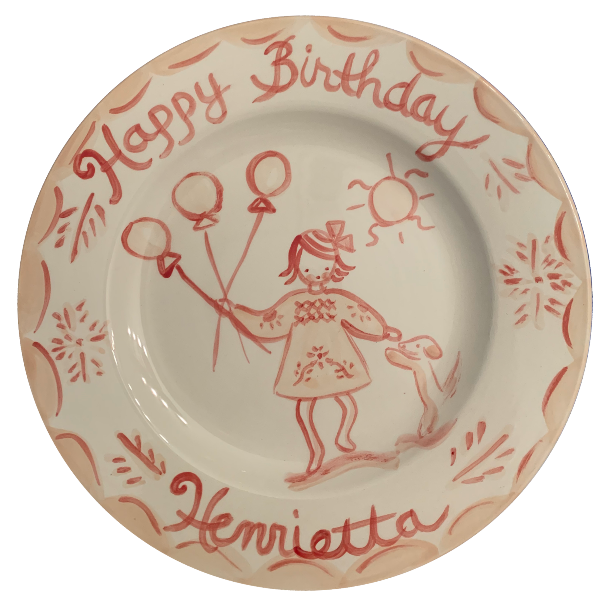 Stylish Birthday Plate 