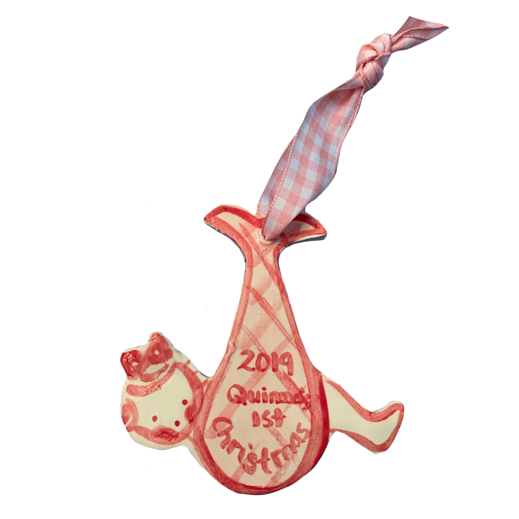 Baby's First Christmas Ornament - red - Premium  from Tricia Lowenfield Design 
