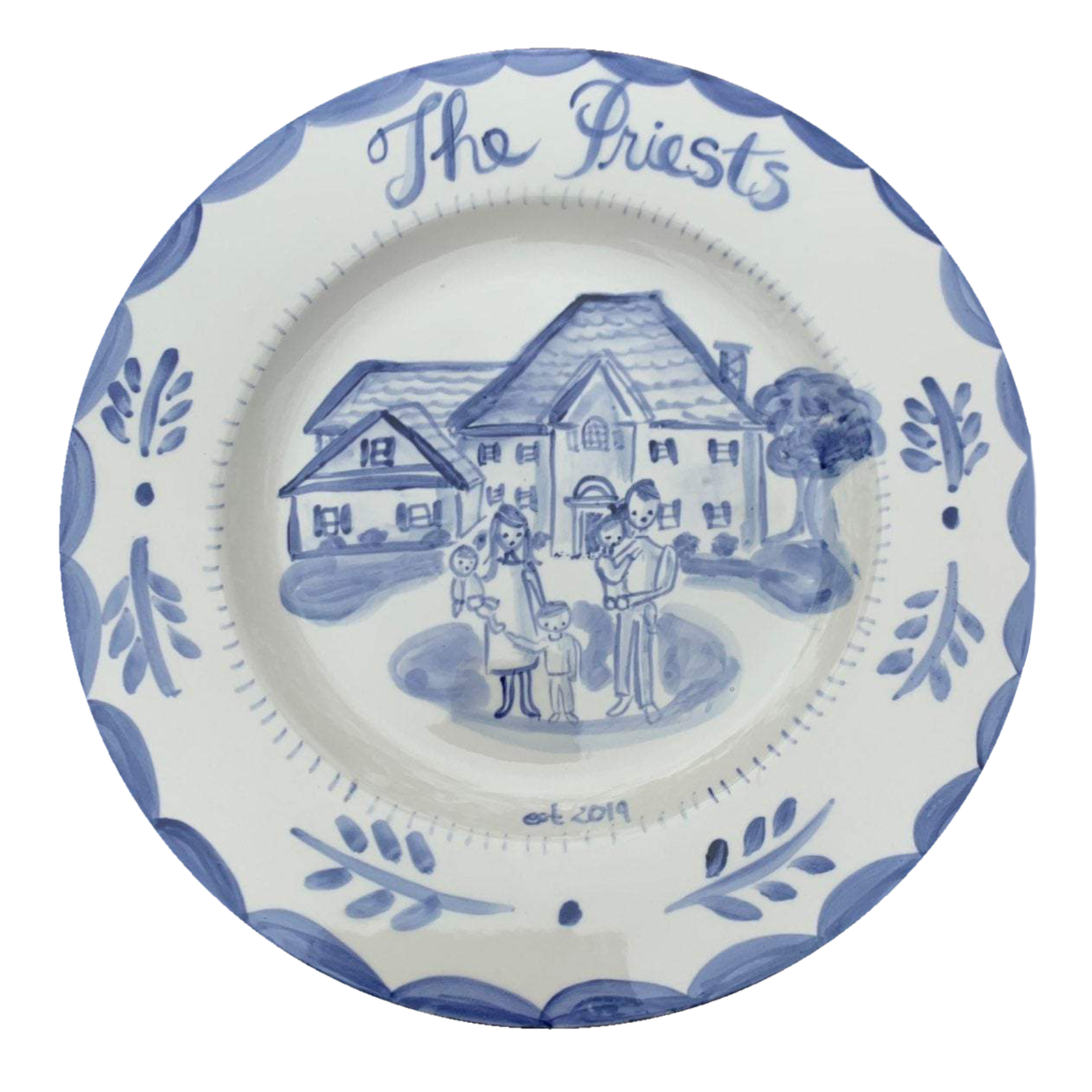 House Family Plate