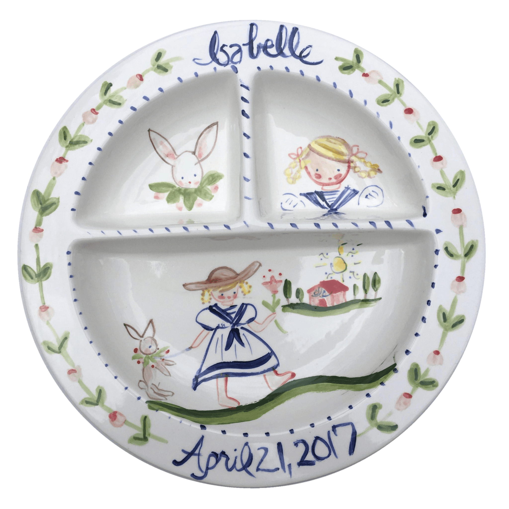 Baby Ceramic Divided Bowl