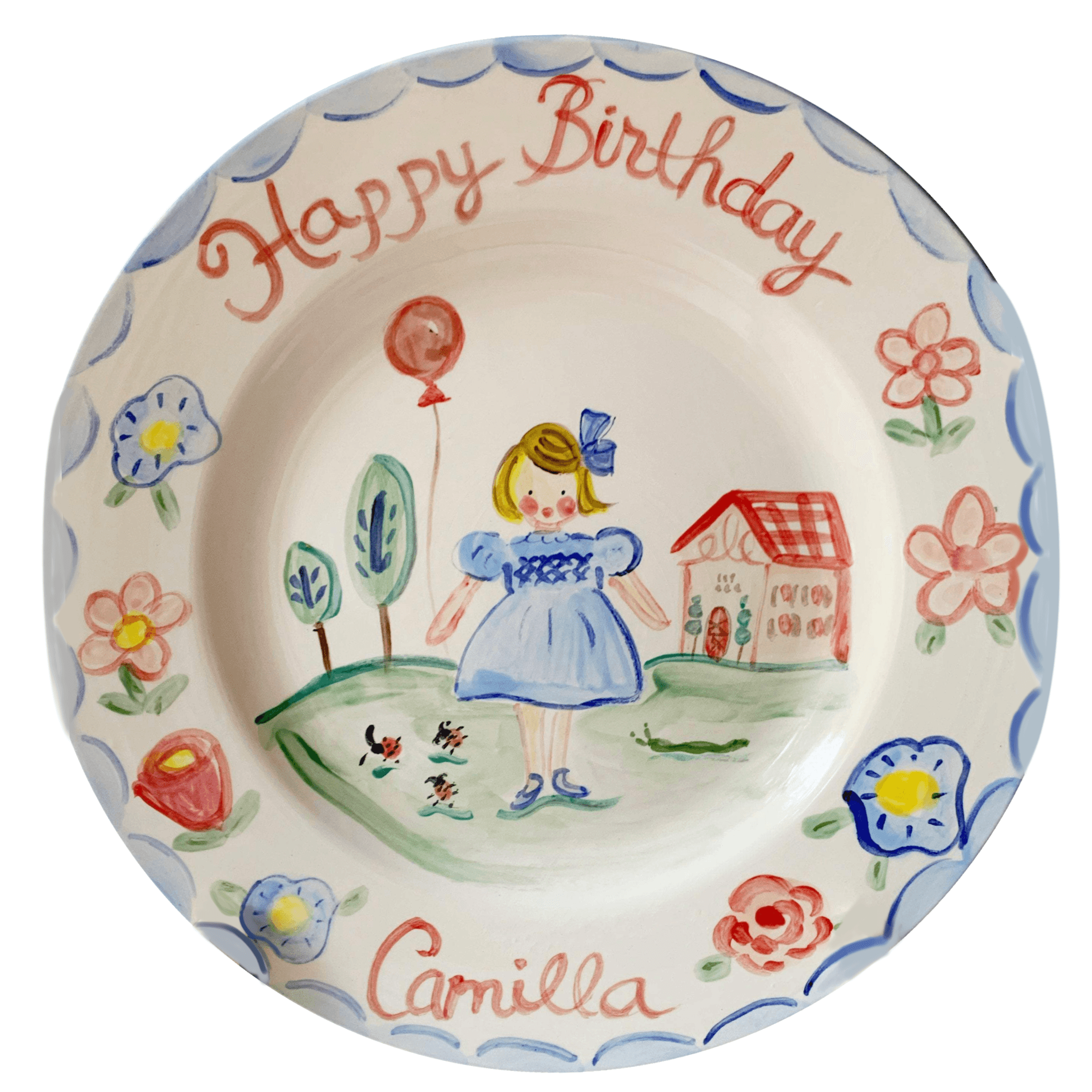 Camilla Birthday Plate from Tricia Lowenfield Shop