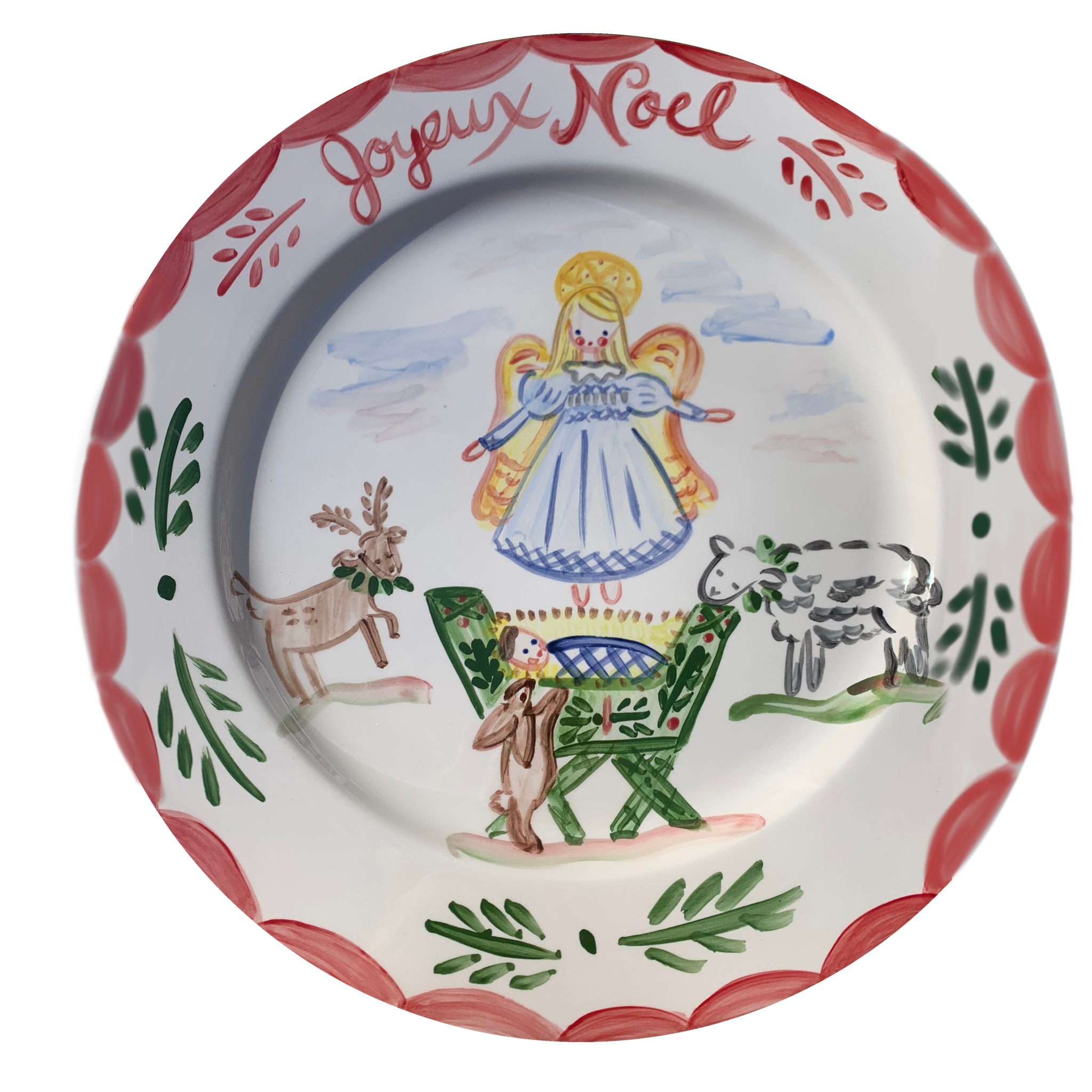 Joyeux Noel platter - Tricia Lowenfield Design