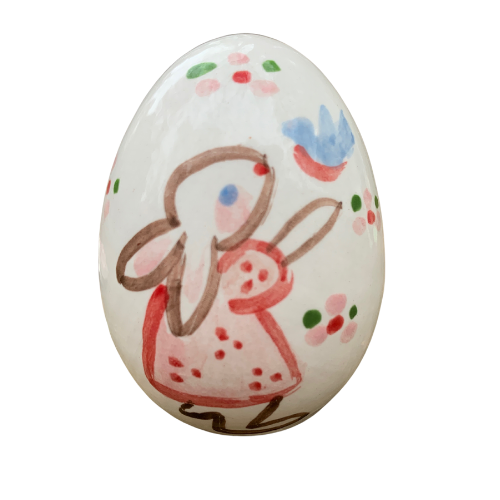 Boy Bunny and Bird Easter Egg - Premium from Tricia Lowenfield Design