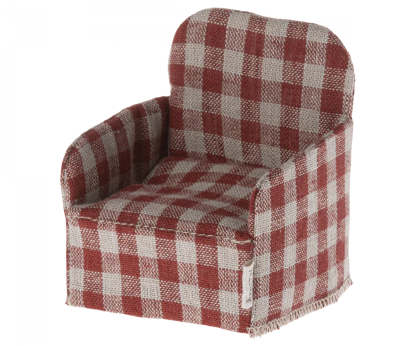 Chair for Maileg Mice, Red - Premium from Tricia Lowenfield Design