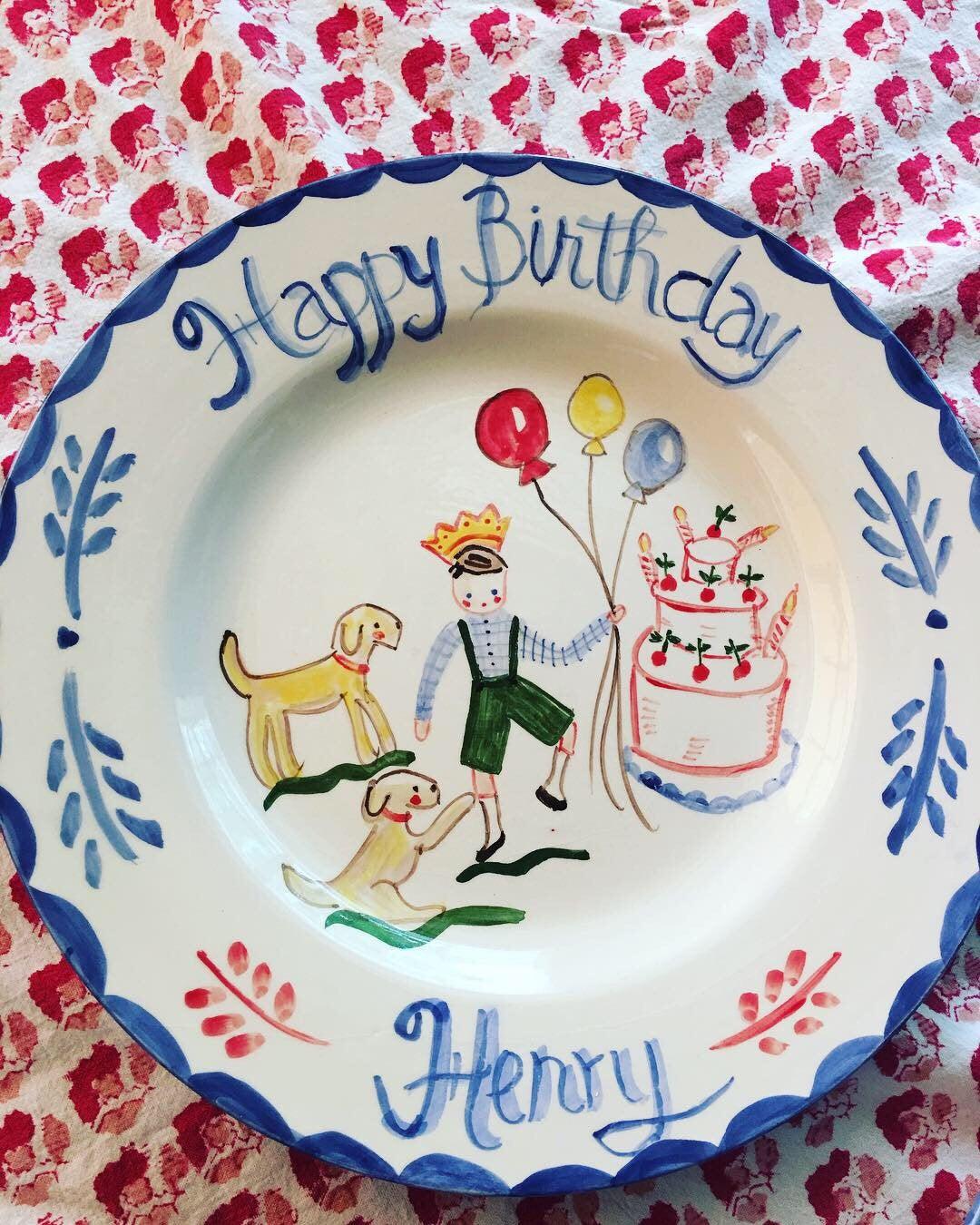 Henry Birthday Plate