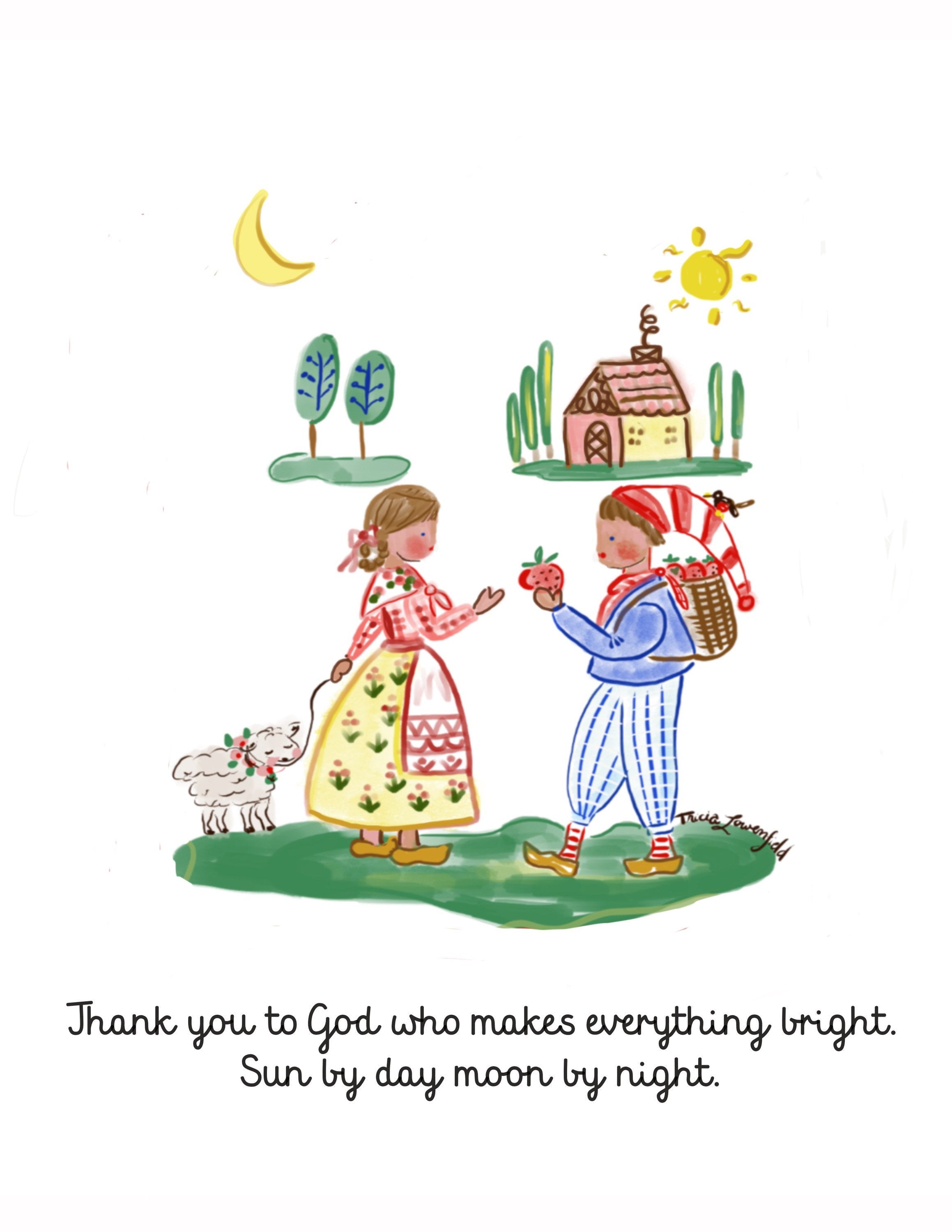 Thank You So Book, Learning to Give Thanks, Children’s Book - Tricia Lowenfield Design